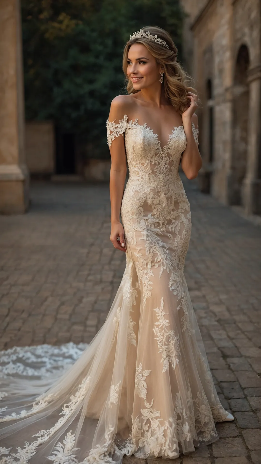 Enchanting Mermaid Wedding Dress Ideas That Will Make You Say “I Do” 39 Tidal Wave Bridal Style
