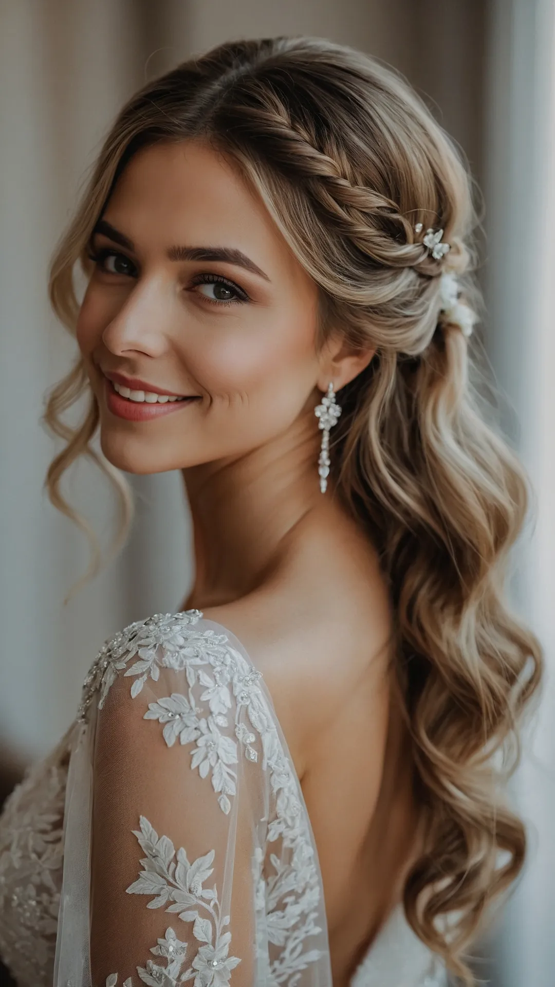 Effortlessly Beautiful: 15 Daytime Wedding Hairstyle Ideas for 2025 34 Golden Hour Hair Goals