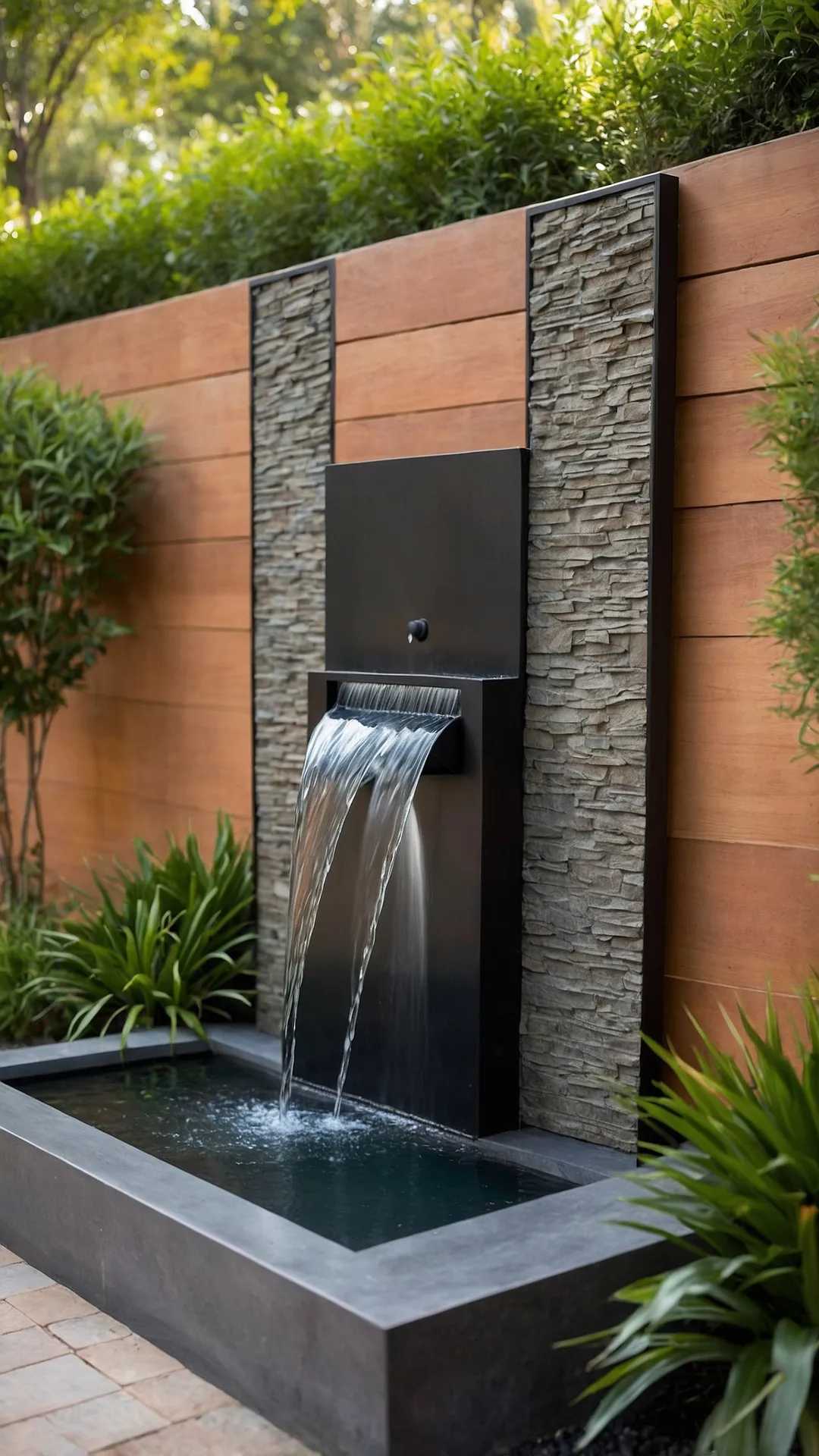 15 Outdoor Wall Fountain Ideas to Spruce Up Your Yard 47 The Living Wall Fountain