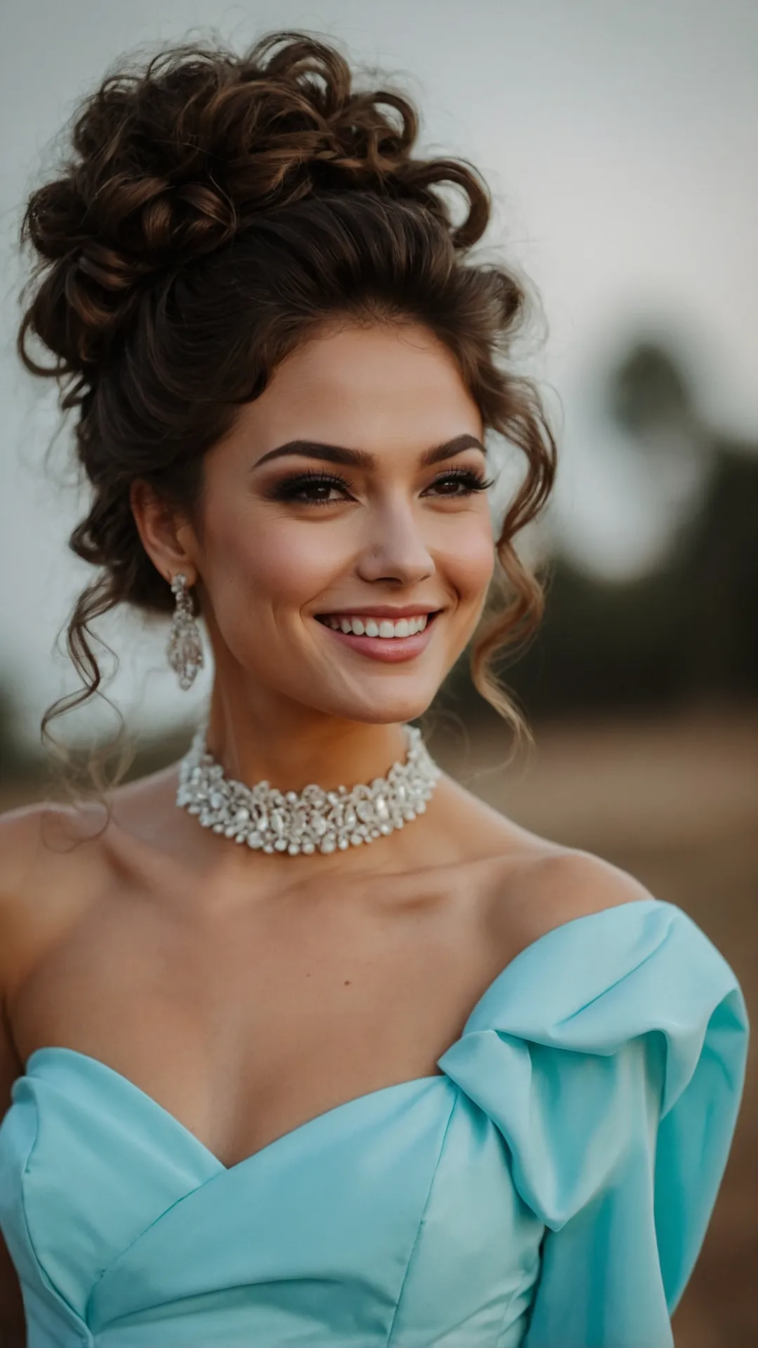 Big Day, Big Curls: 21 Naturally Curly Bridal Styles to Love** ** 45 Fairytale Wedding Waves