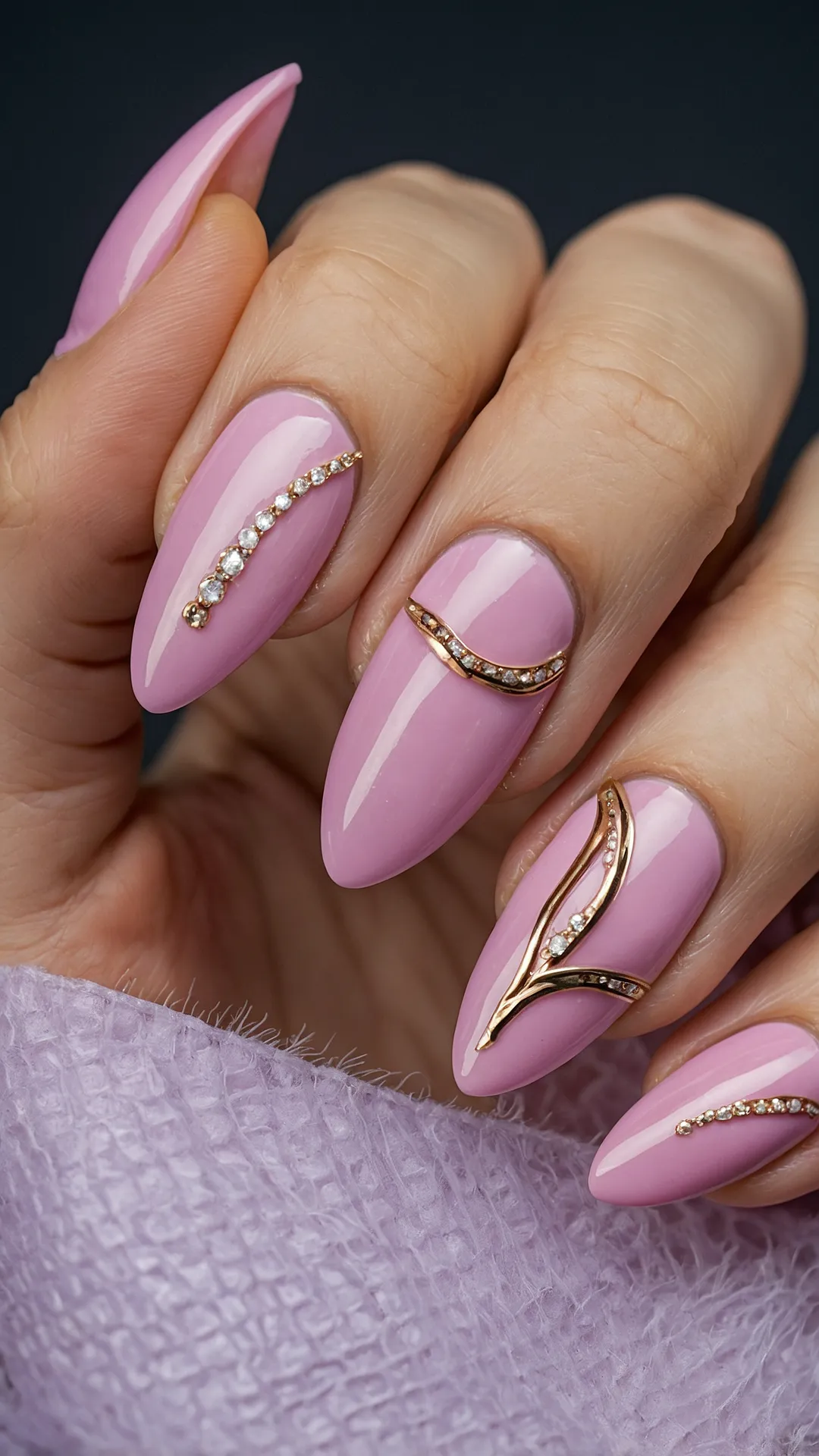15 Pink Nail Art Ideas That Will Make You Say I Do to Summer 36 Spotlight Pink Shine