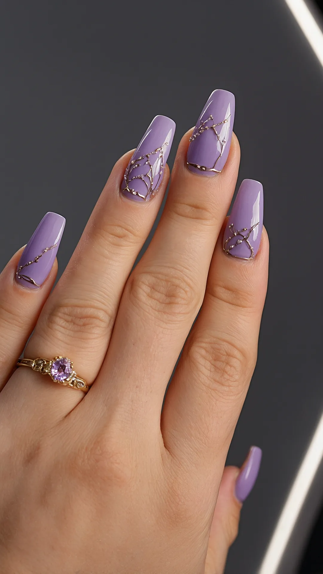 Cosmic Purple Glow