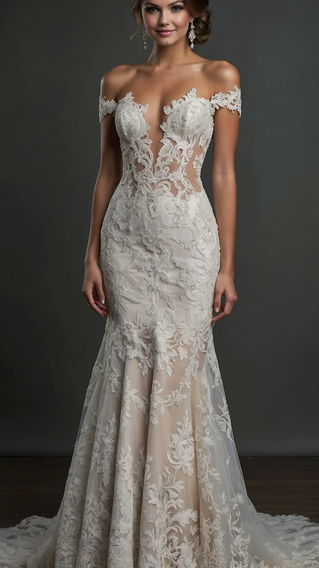 Catch the Wave: 21 Fabulous Mermaid Wedding Dress Inspirations 44 Shoreline Silhouette