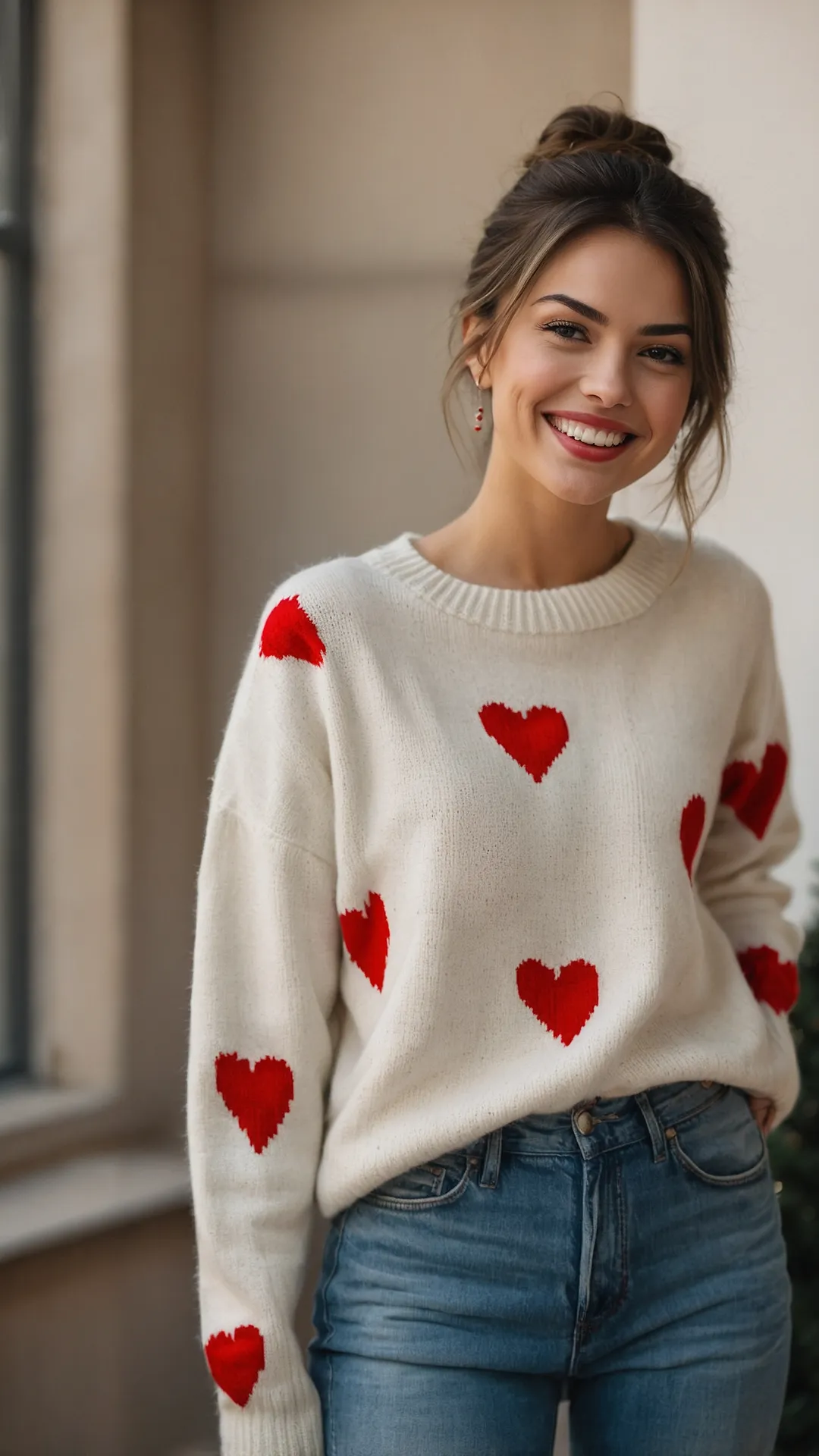 Spread Holiday Cheer with These 15 Christmas Sweater Outfit Ideas 35 Elevate Your Yuletide Look