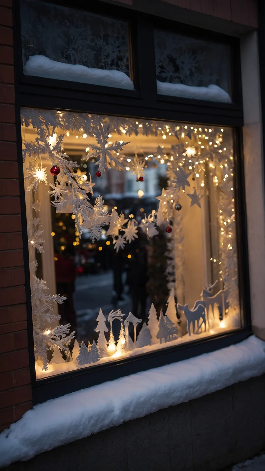 Easy Crafts: 18 Christmas Window Decoration Ideas to Jingle Your Holiday Spirit!** ** 45 Yuletide Window Art