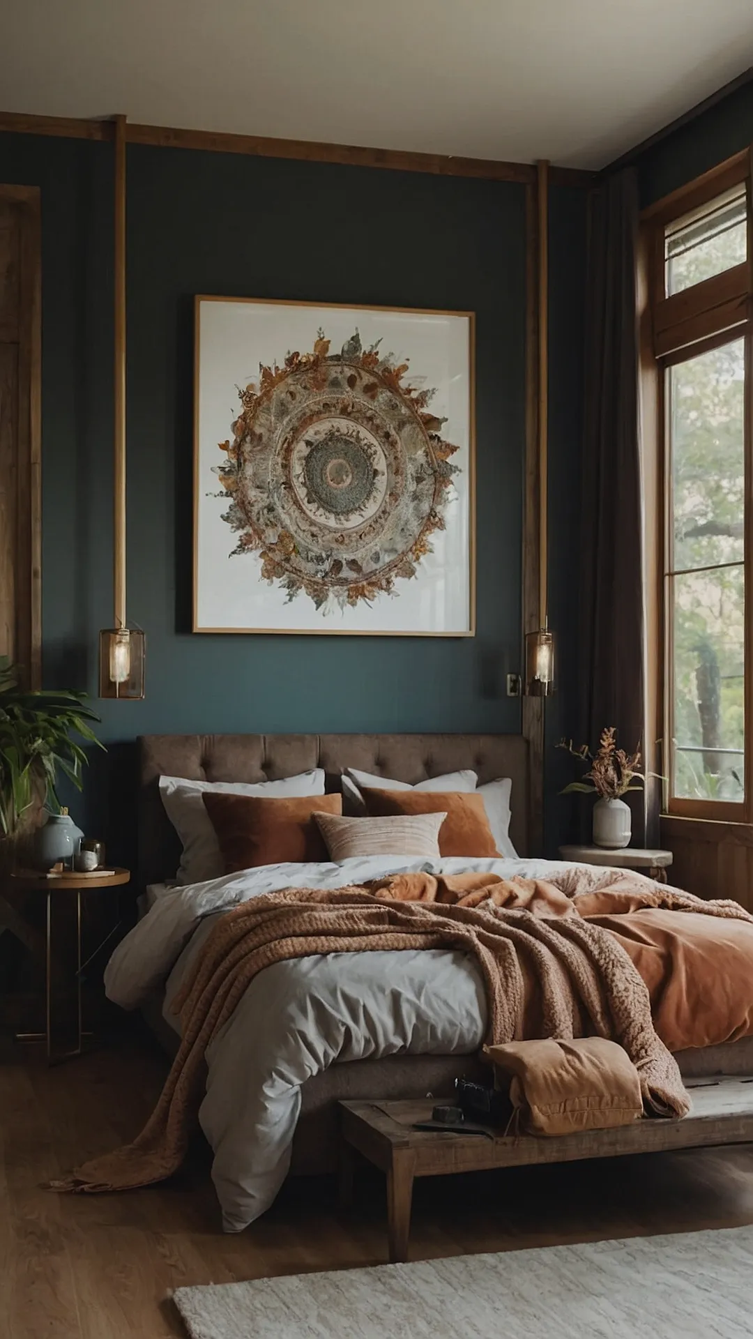 Nature’s Touch: 15 Cozy Ideas to Elevate Your Bedroom Aesthetic 35 Skyline Snooze