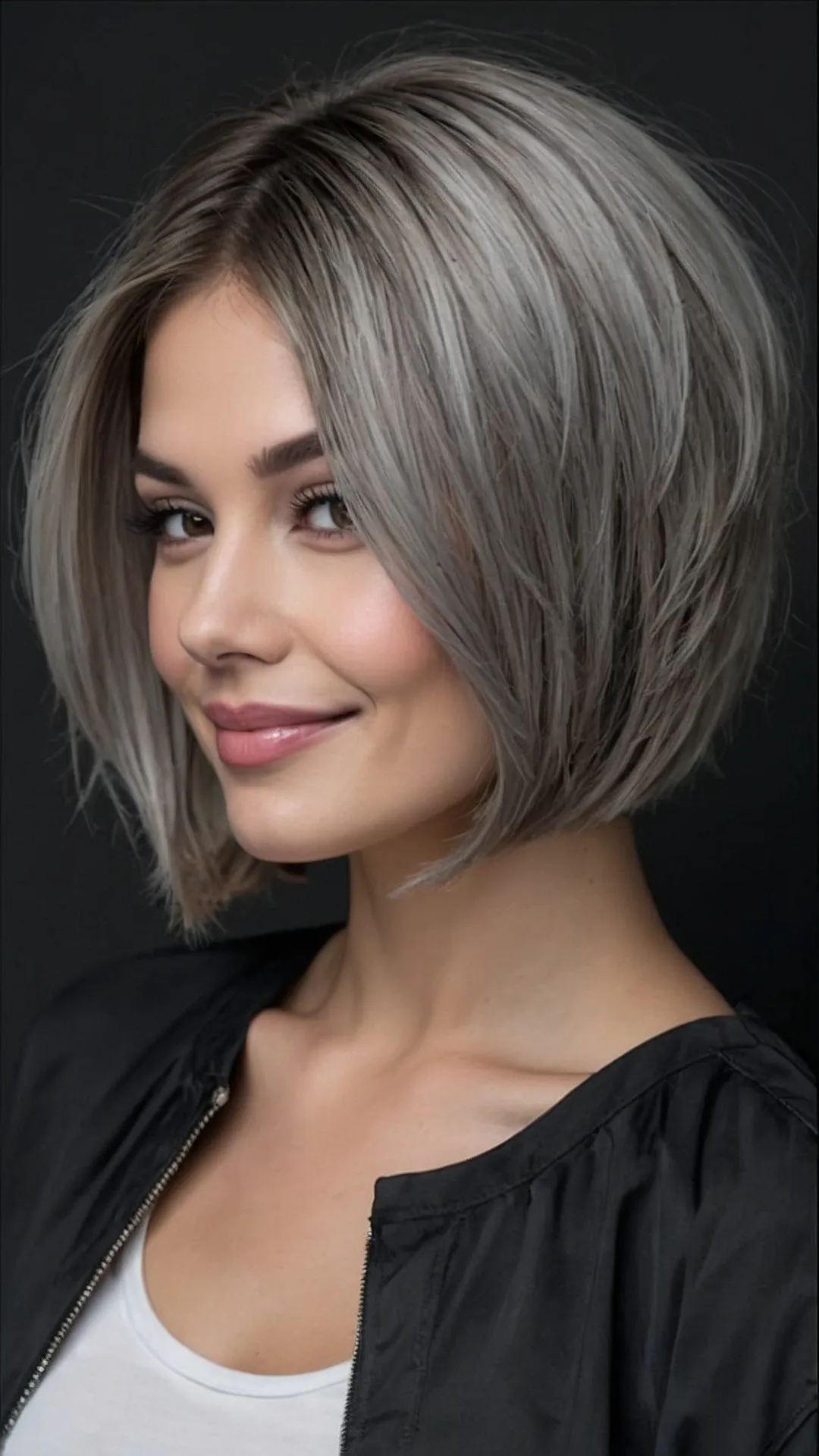 Dazzling in Grey 15 Bob Hairstyles That Define Style Cheer Lives