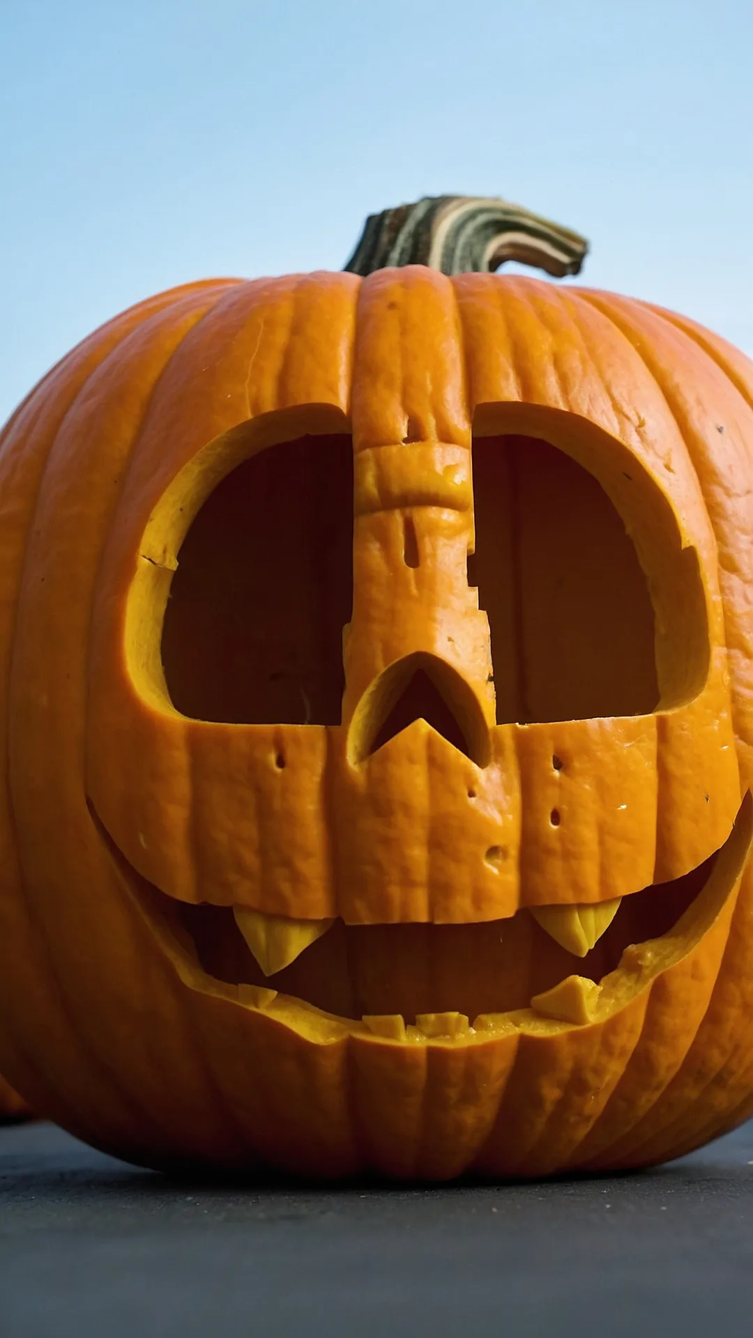 Spooky and Fun: 12 Awesome Pumpkin Carving Ideas to Try This Season 32 Pumpkin Perfection: A Smile That Bites!