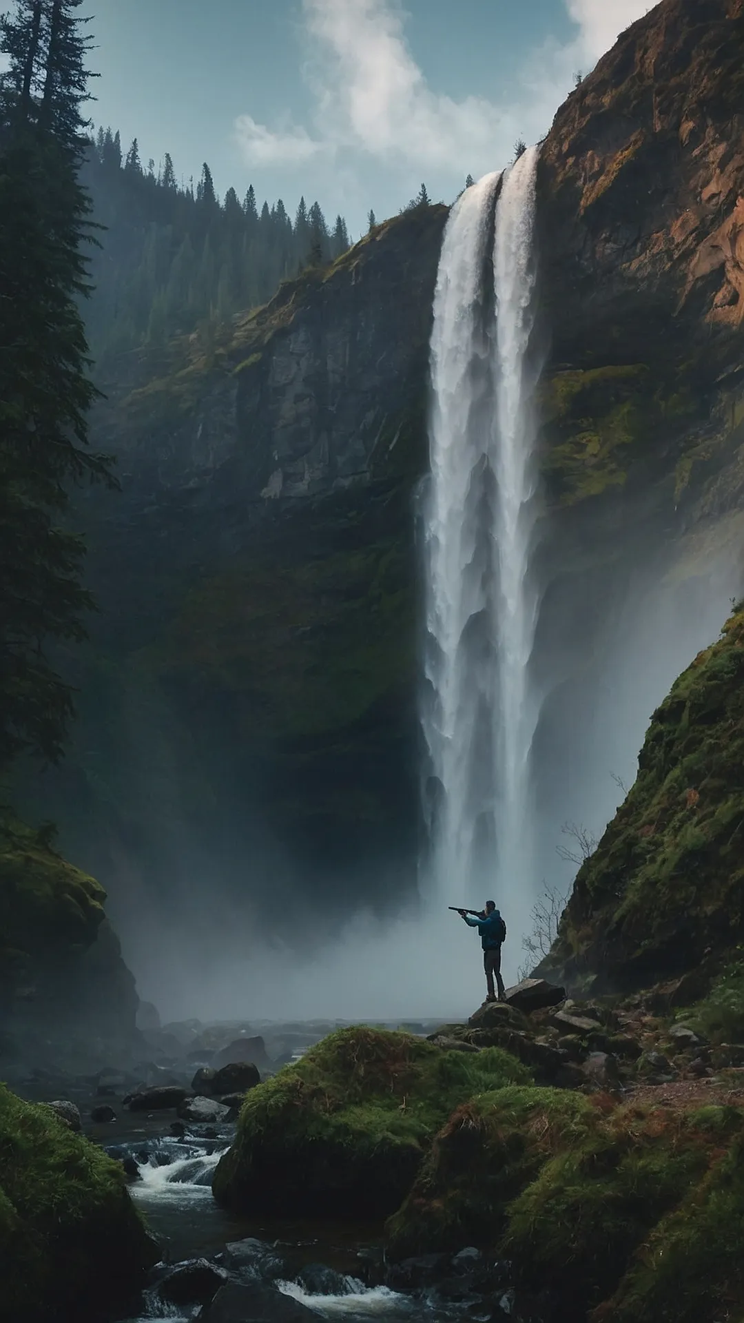 Waterfall Wonders Wallpaper