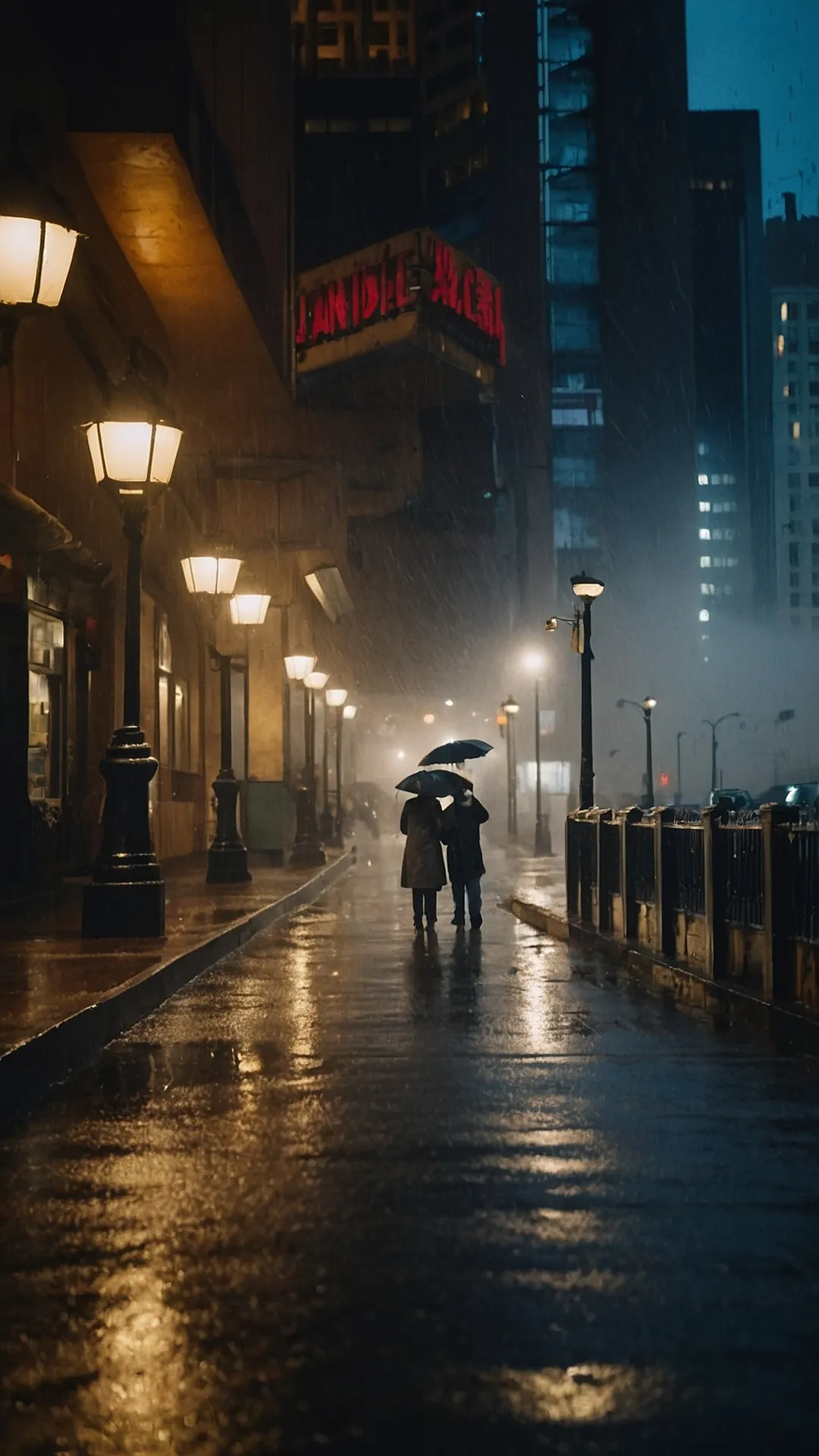 Water, Water Everywhere: Top 15 Rainy Day Wallpapers for Your Digital Devices 42 Midnight's Misty Kiss