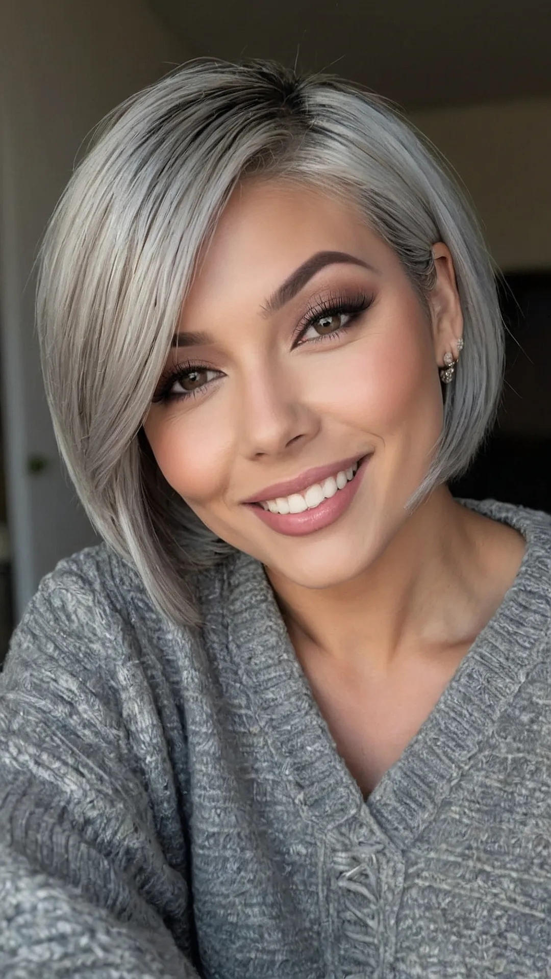 Chic Silver Bob: