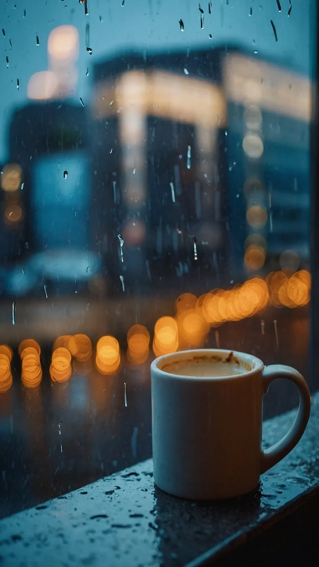 Water, Water Everywhere: Top 15 Rainy Day Wallpapers for Your Digital Devices 44 Coffee Cloud Comfort