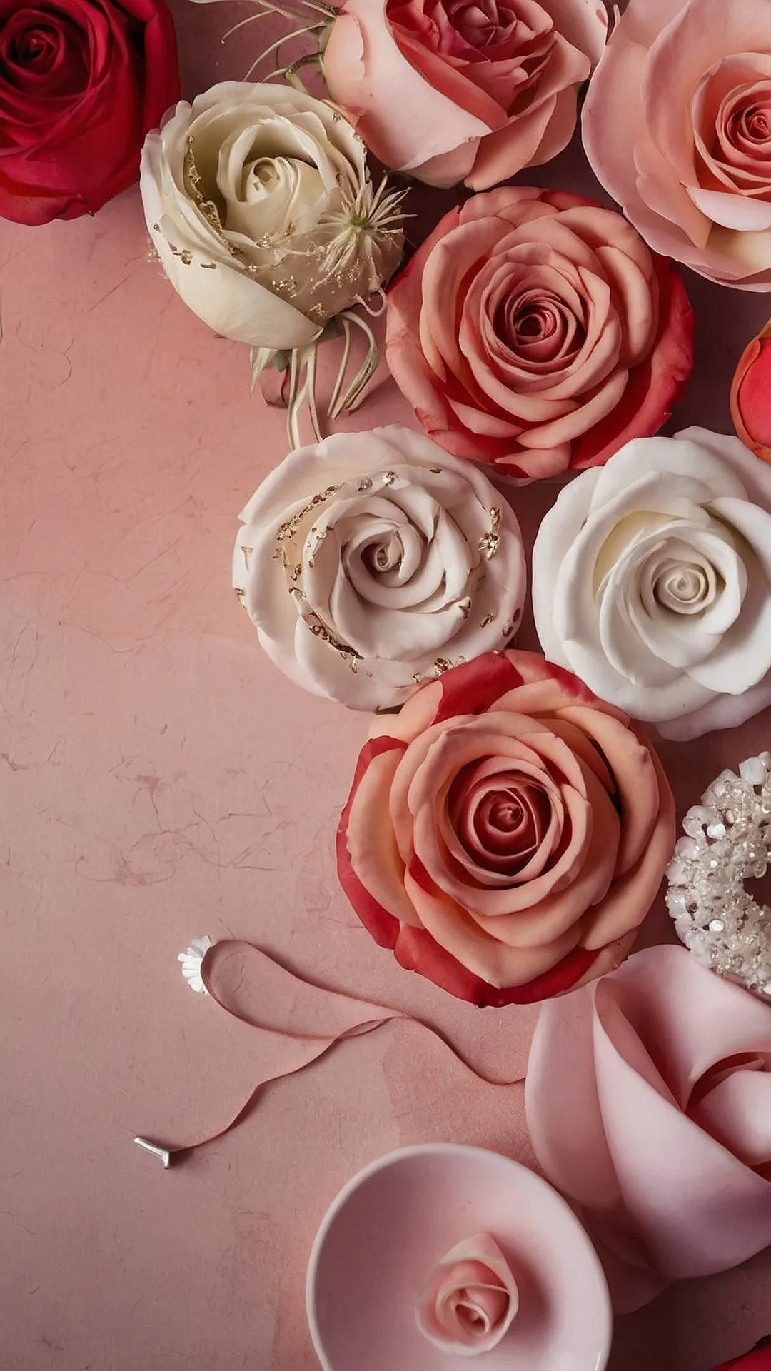 Whimsical Valentine’s Day: 19 iPhone Wallpapers You’ll Adore 40 Crimson Kisses Wallpaper