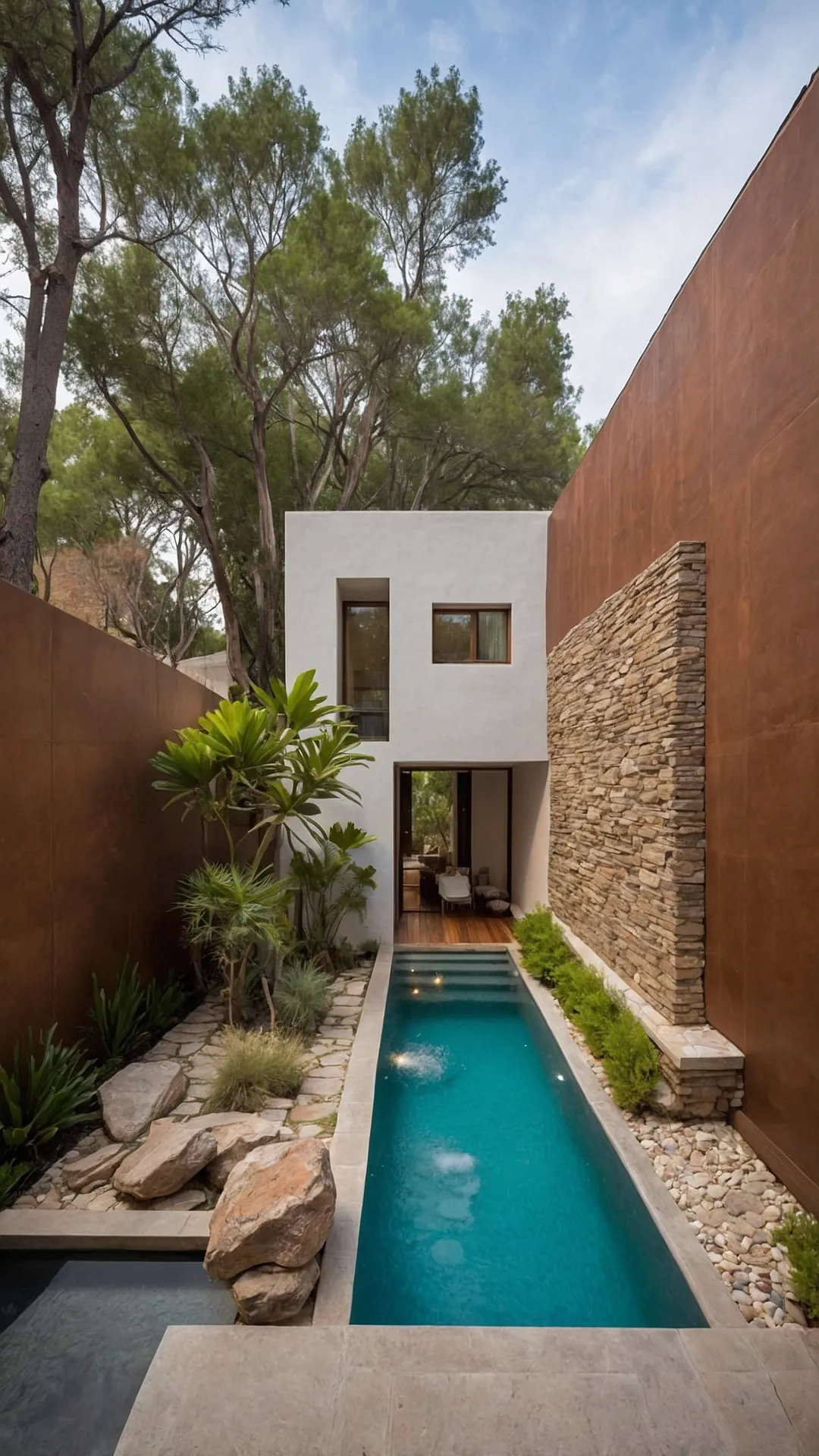 Backyard Bliss: Transforming Small Yards with Tiny Pool Ideas 37 Little Luxe Dip