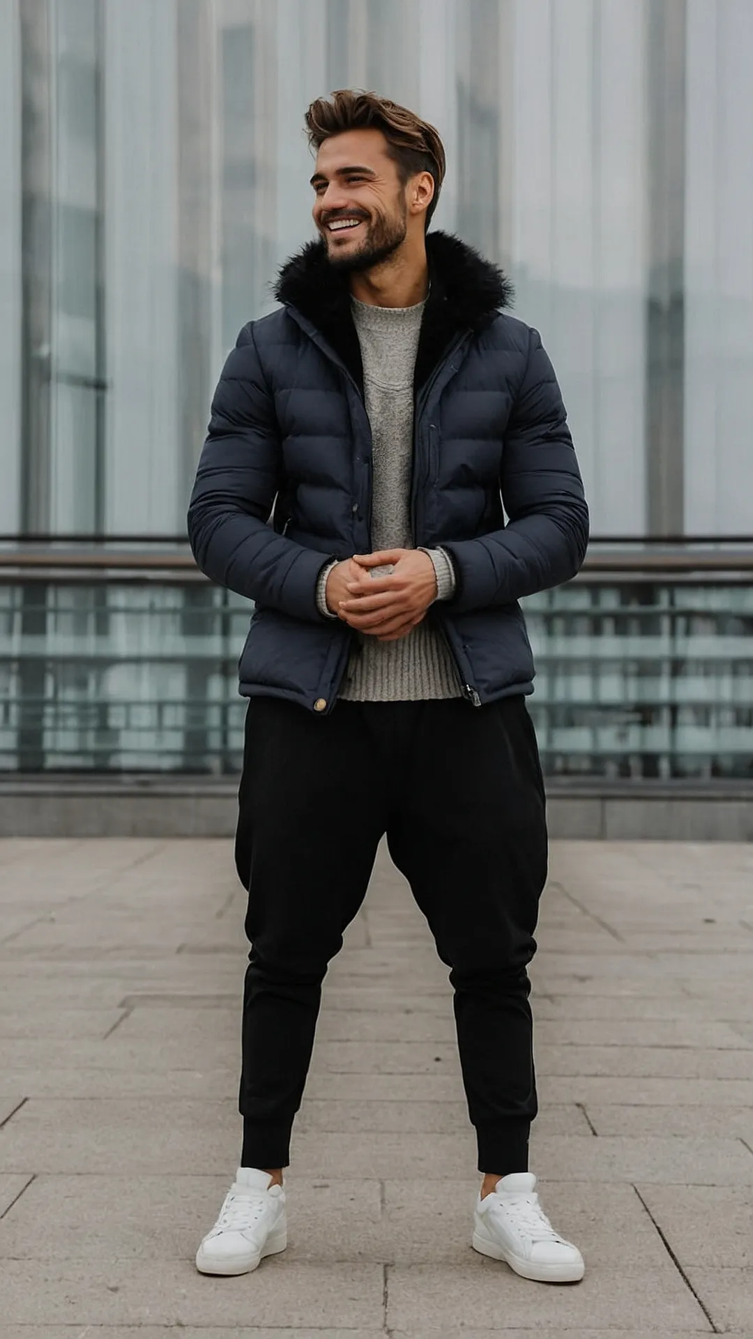 Elevate Your Winter Aesthetic: 17 Streetwear Outfits for the Fashion-Forward Man 43 Here's a title and two paragraphs designed for a grade 9 audience, based on the image and keywords: