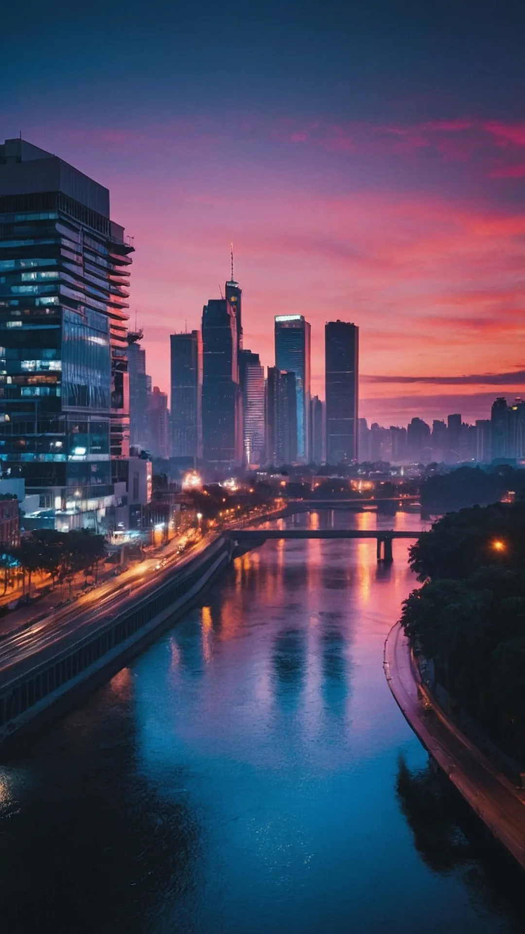 Night Lights' Embrace