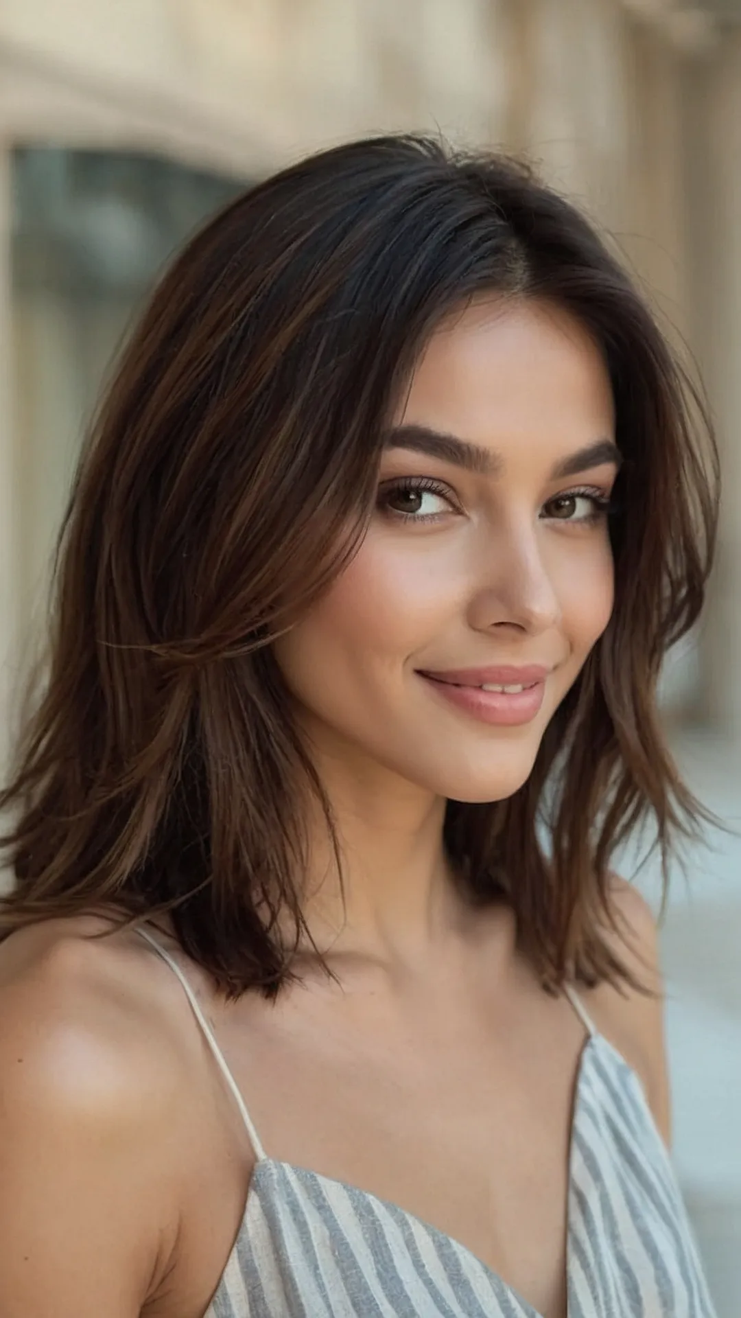 Unlock Stunning Styles: 15 Collarbone Length Straight Layers to Try 35 The Statement Lob