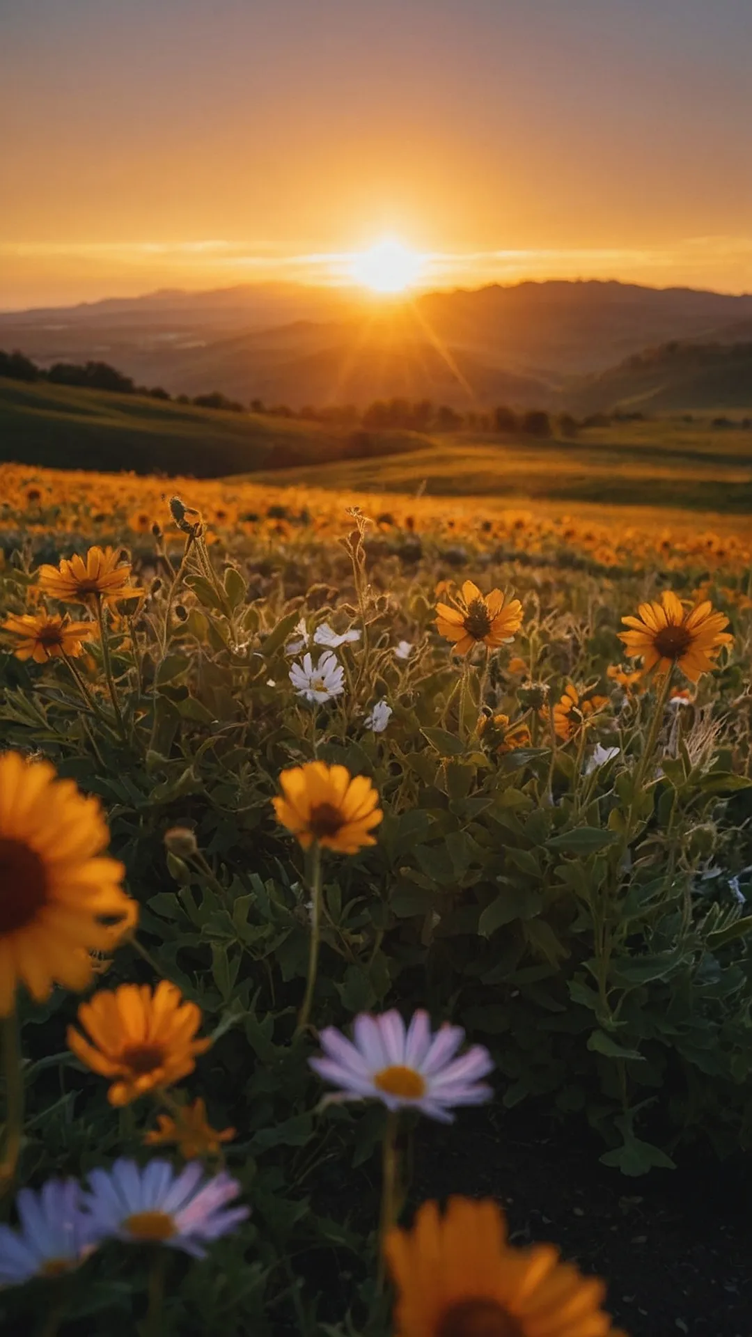 17 Picturesque Landscapes That Will Make Your Wallpaper Dreams Come True 31 Sunset's Kiss