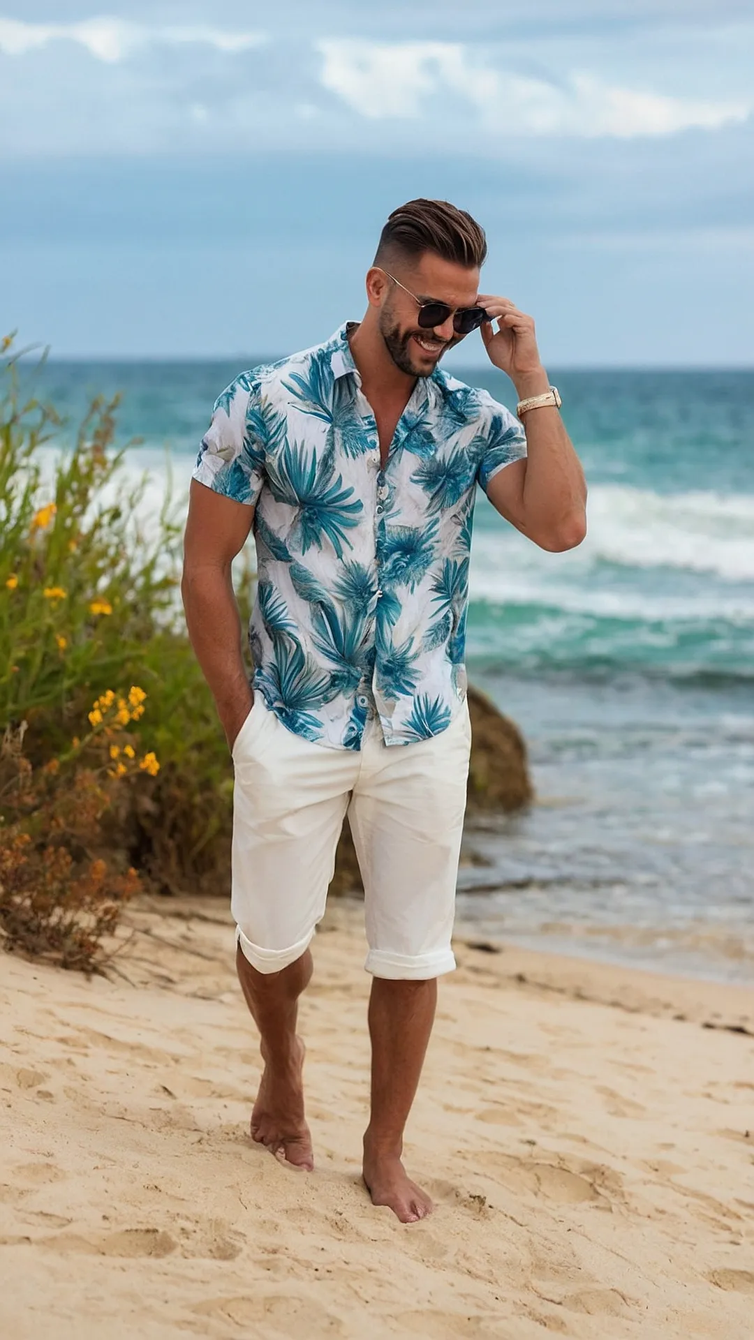 Chill Out in Style: 20 Essential Summer Shirts for Men in 2024 45 Beach Bound