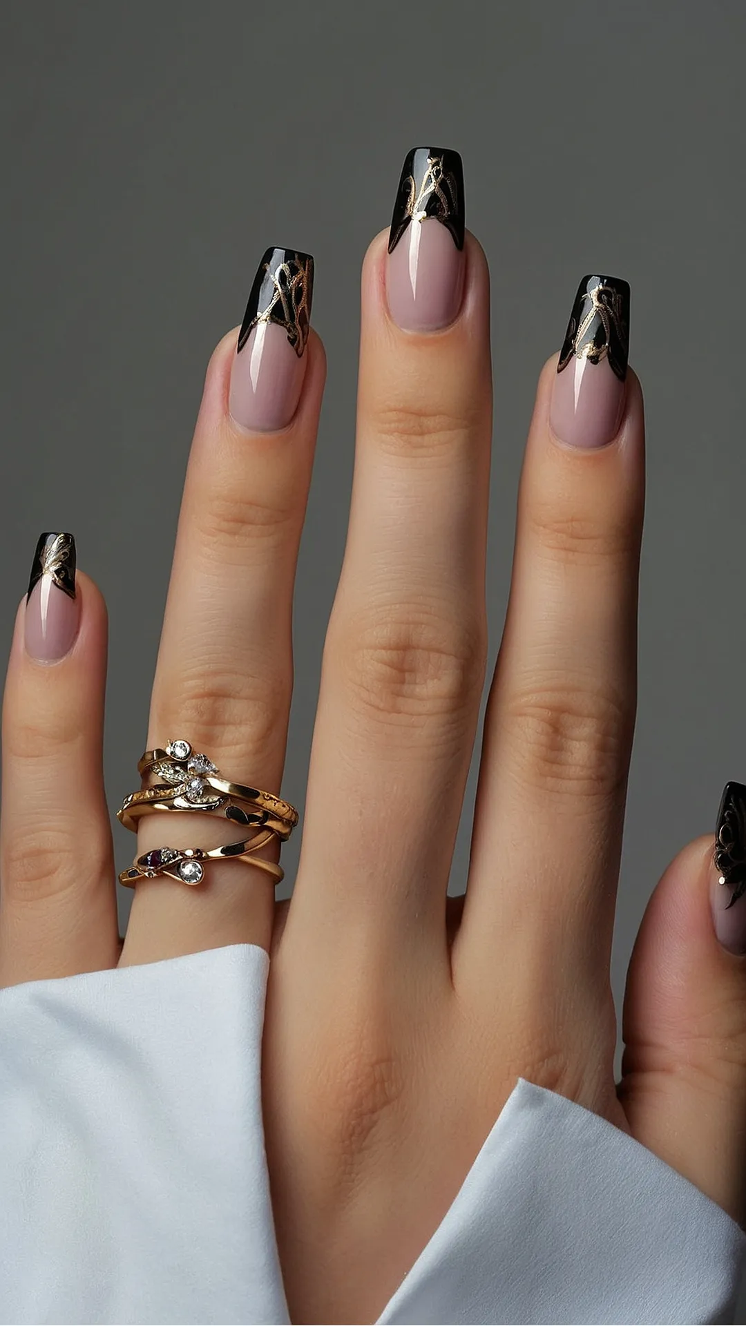 Winter Nails 2024: Fancy French Tips! ðŸ’…