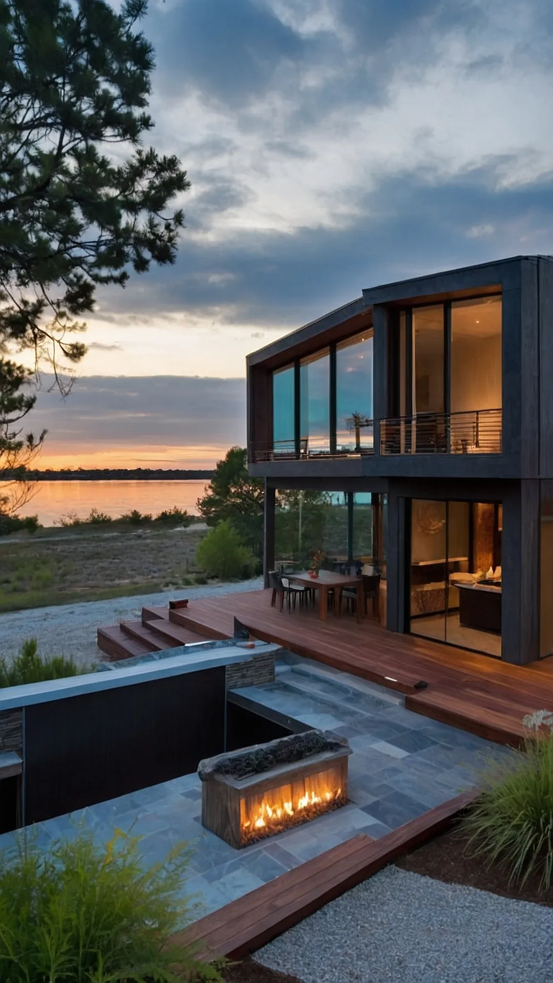 Whimsical Waters: 19 Cool Riverside House Designs You Need to See 43 Aqua-Frame Escape