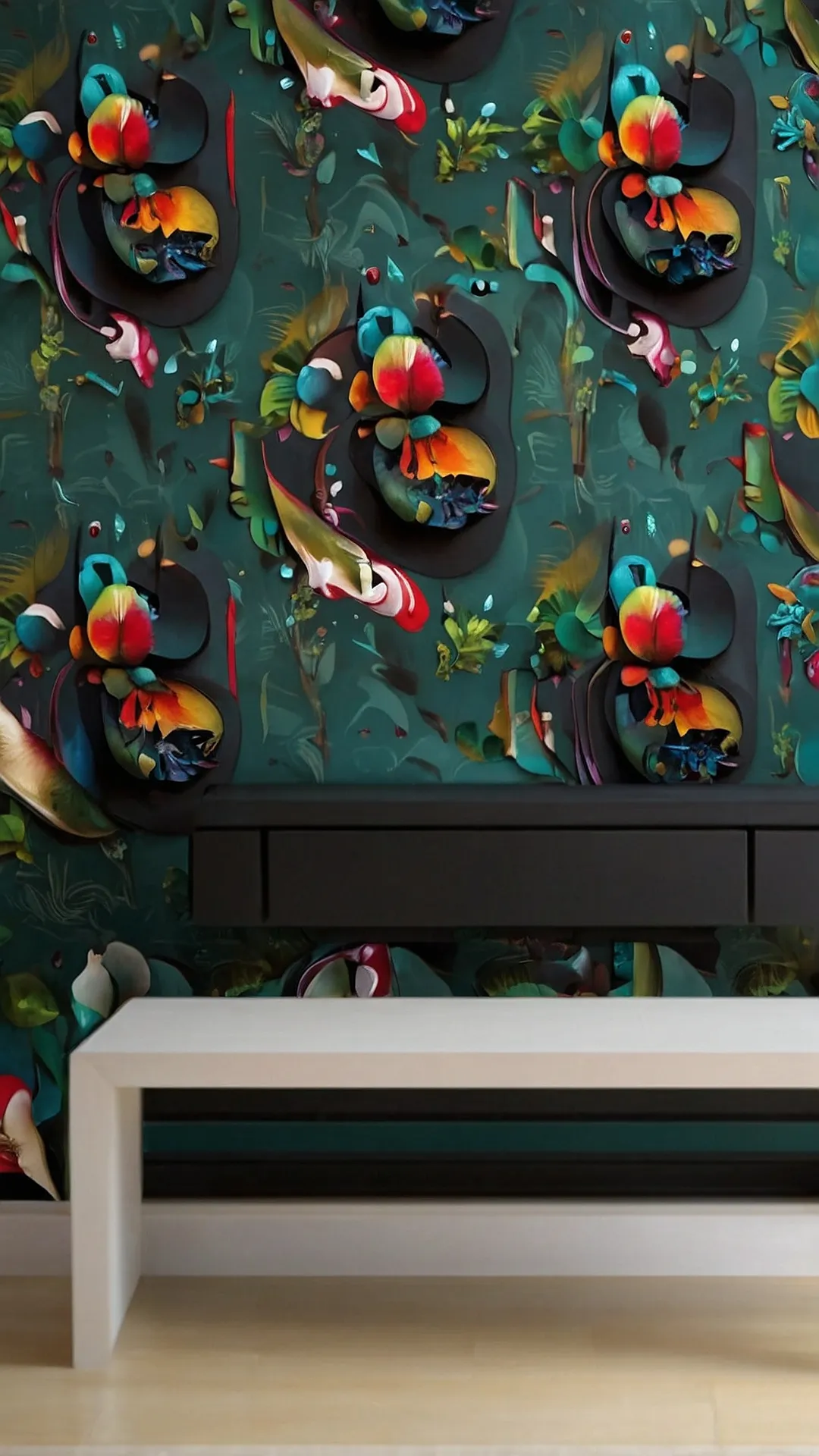 View of Unforgettable Rooms: 18 Chic Wallpaper Ideas for Your Living Space