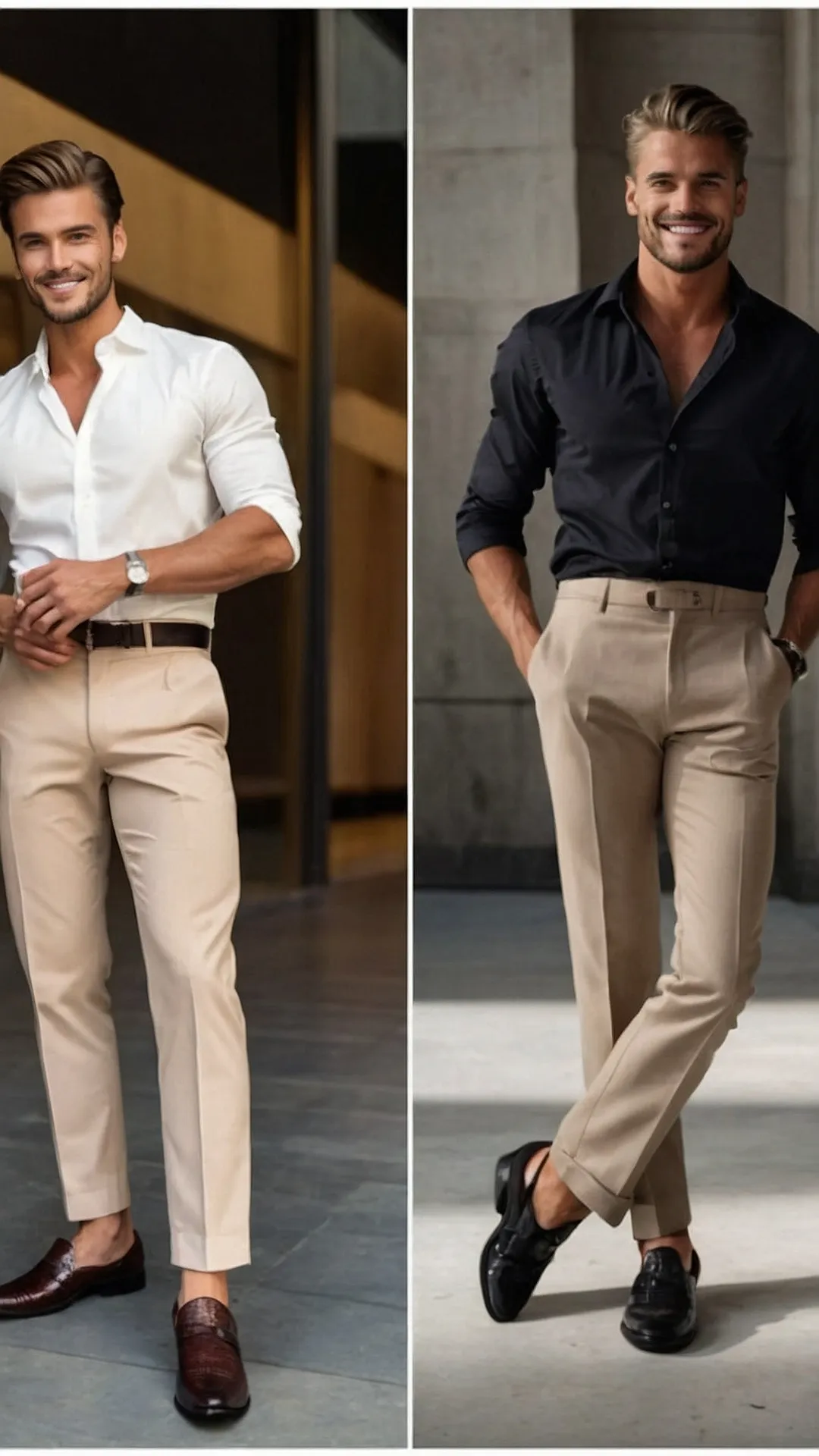 Style Reinvented: 15 Outfit Ideas for Every Man 44 Two-Tone Trendsetter: