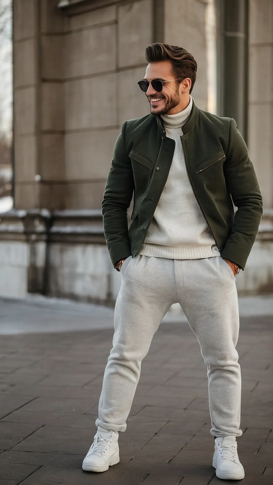 Elevate Your Winter Aesthetic: 17 Streetwear Outfits for the Fashion-Forward Man 37 Here's a catchy title and two paragraphs describing the image, targeting a grade 9 audience:
