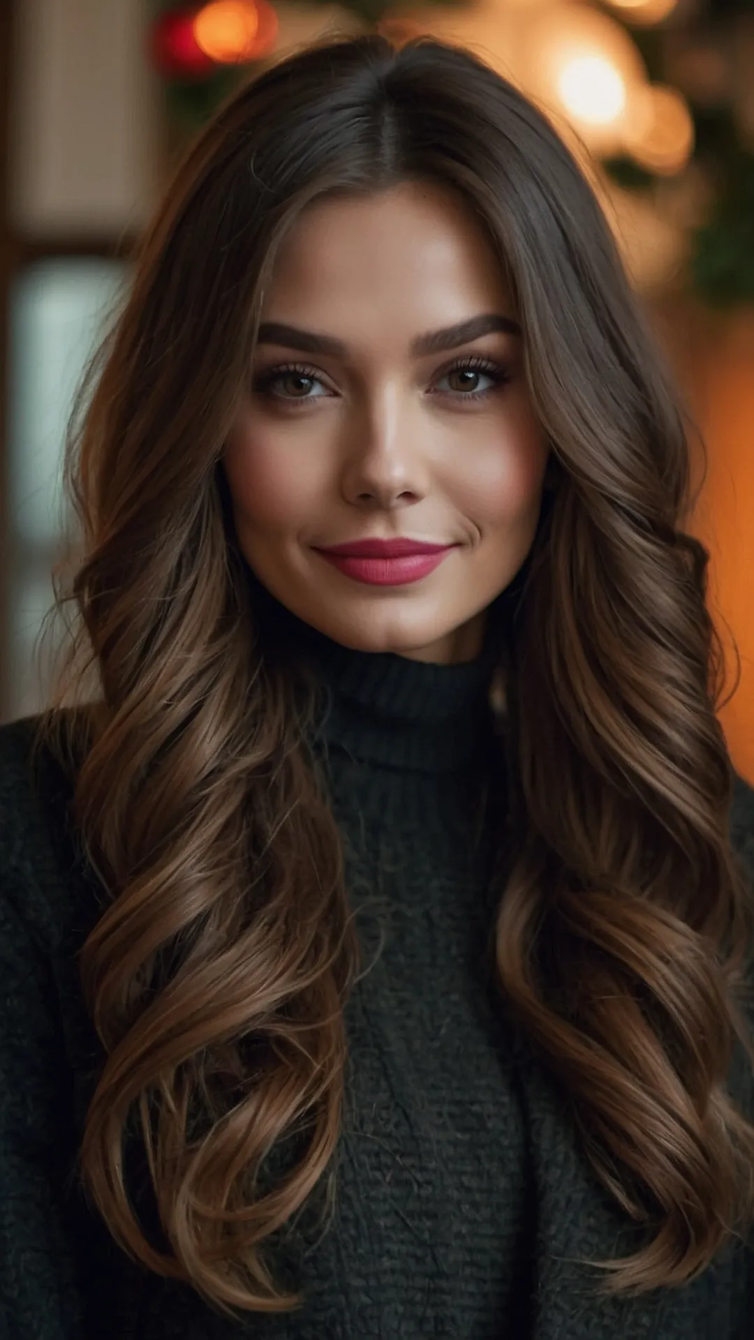 11 Christmas Hairstyles for Women: Sparkle and Shine This Holiday Season! 42 Here's a title and two paragraphs based on the image and keyword:
