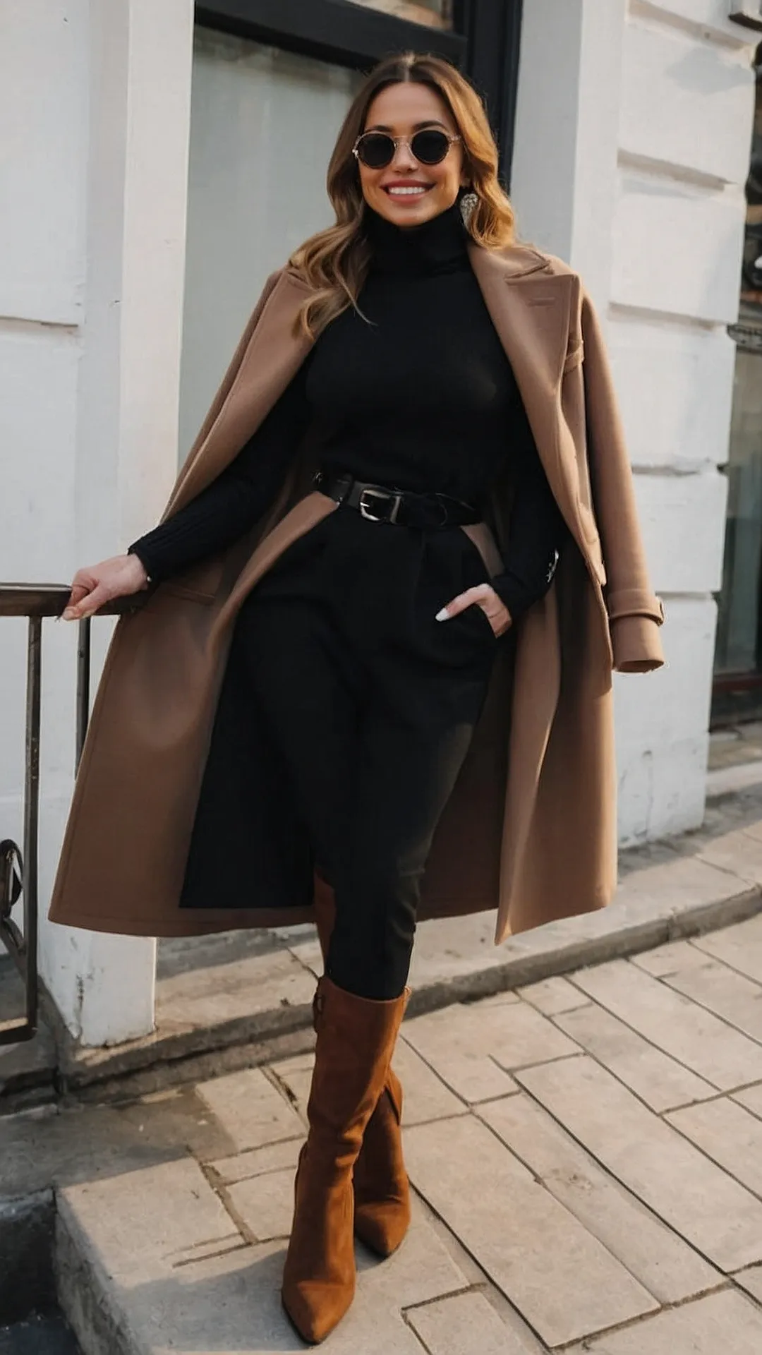 Stylishly Warm: 15 Classy Winter Chic Outfit Ideas for Women 44 Subzero Sparkle