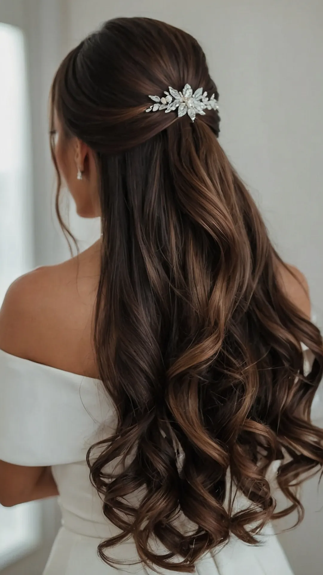 Effortless Half Up Half Down Bridal Hairstyles for Stunning Brides