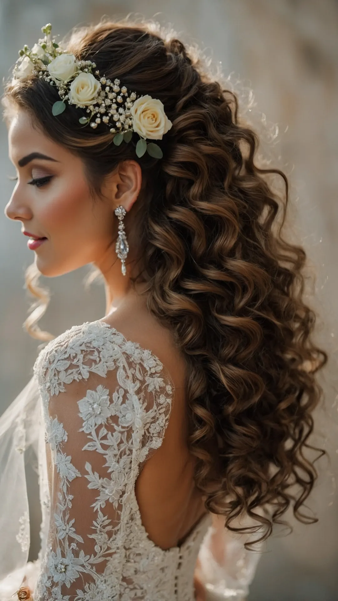 15 Naturally Curly Bridal Hair Ideas for the Perfect Wedding Day 47 Aisle Waves Wonder