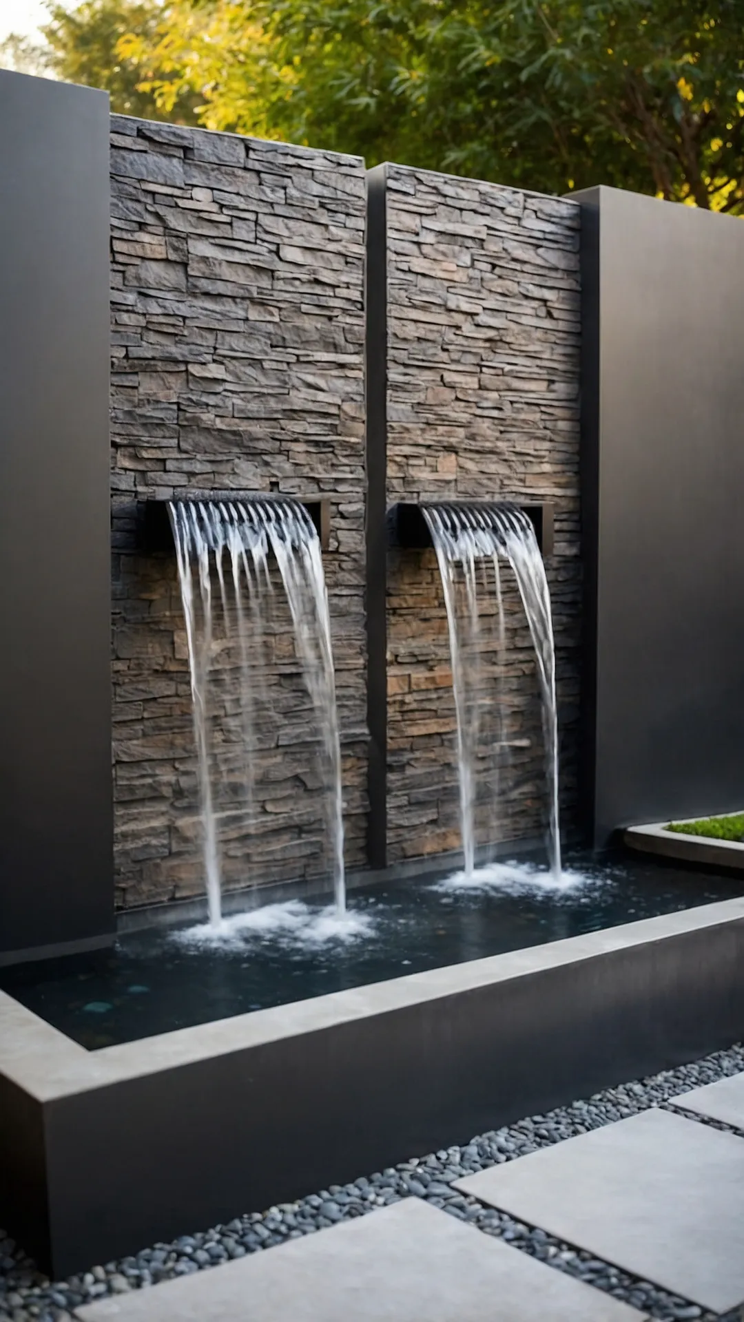 15 Outdoor Wall Fountain Ideas to Spruce Up Your Yard 37 Vertical Water Art