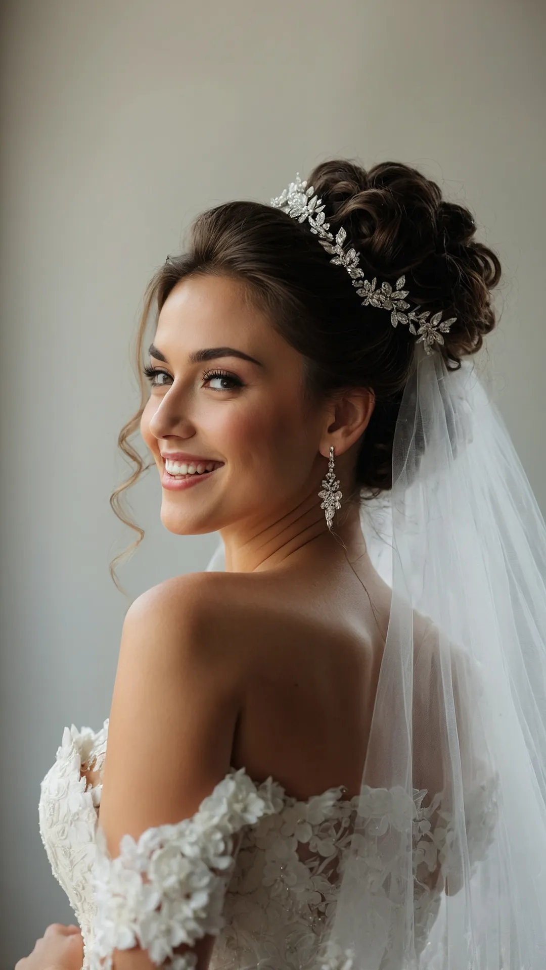 Big Day, Big Curls: 21 Naturally Curly Bridal Styles to Love** ** 35 Curls Take the Vows