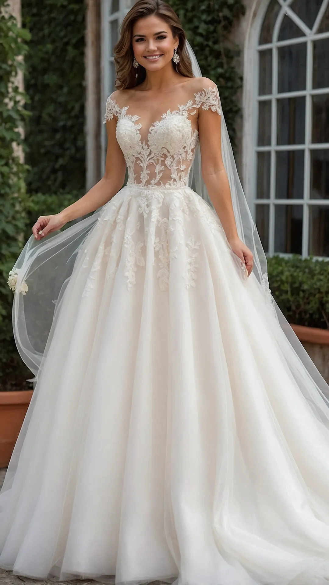 Timeless Charm: 22 Vintage Wedding Gown Ideas to Make You Say “I Do” 37 Pocket-Perfect Poise