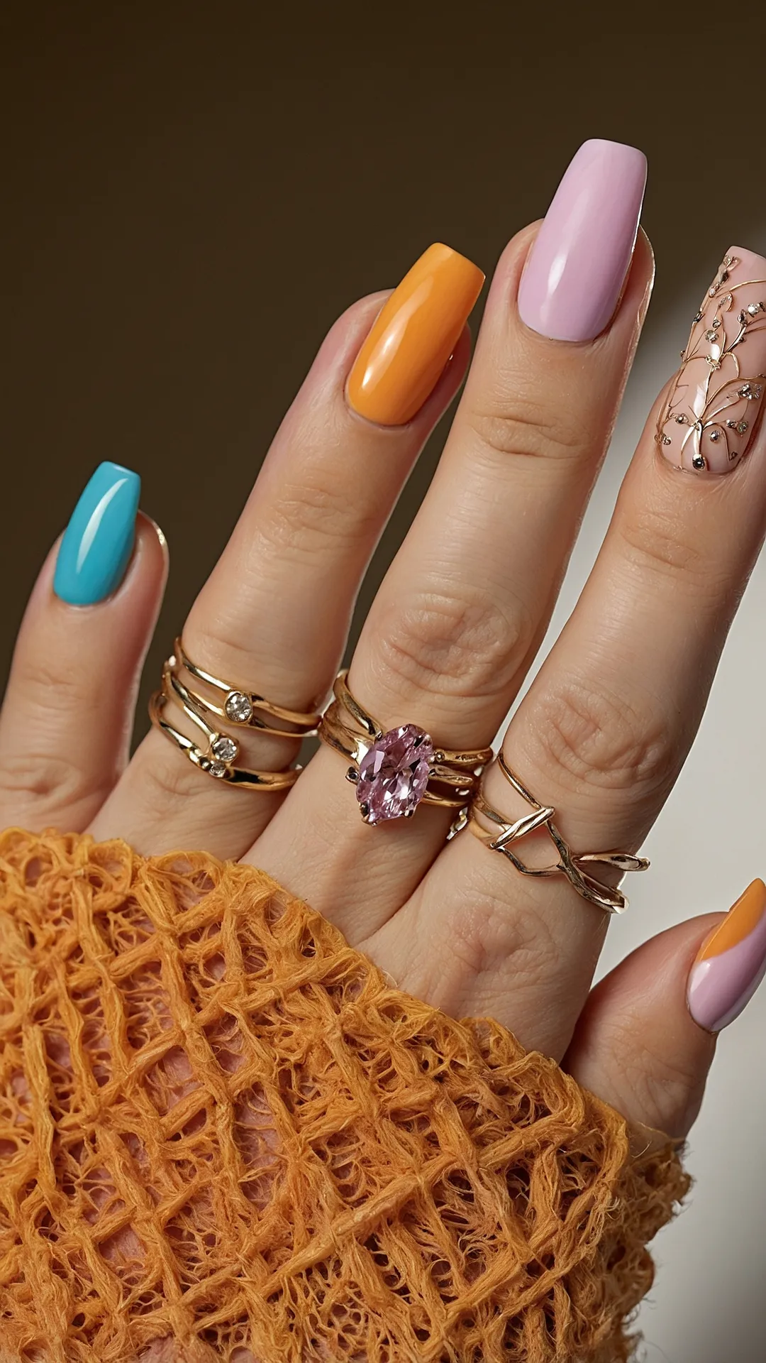 Get Ready for 2025: Chic Nail Designs That Sparkle 46 Sassy Modern Tips