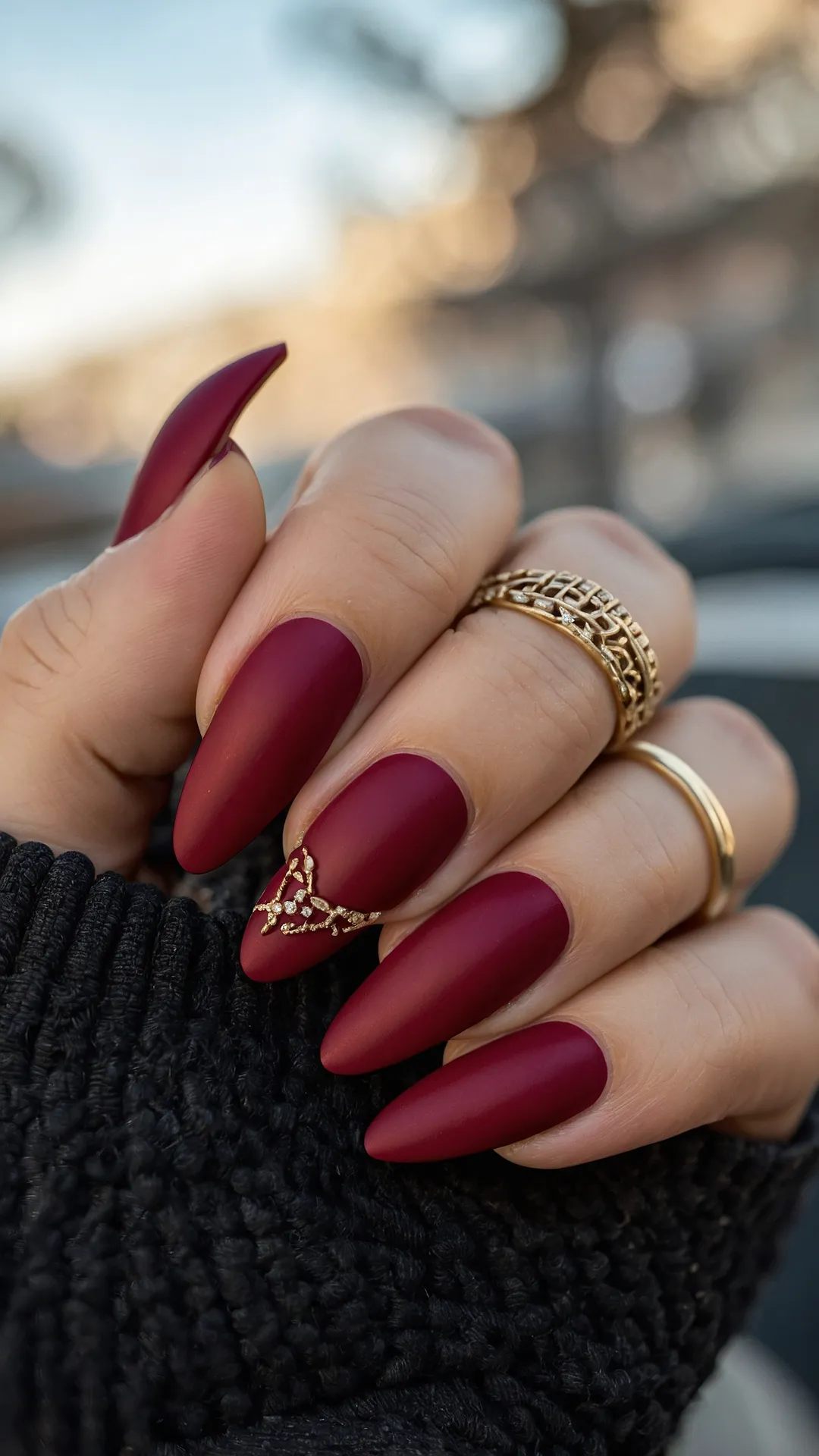 Nail it with Maroon: 18 Fun Designs to Try 37 Your Mani Masterpiece