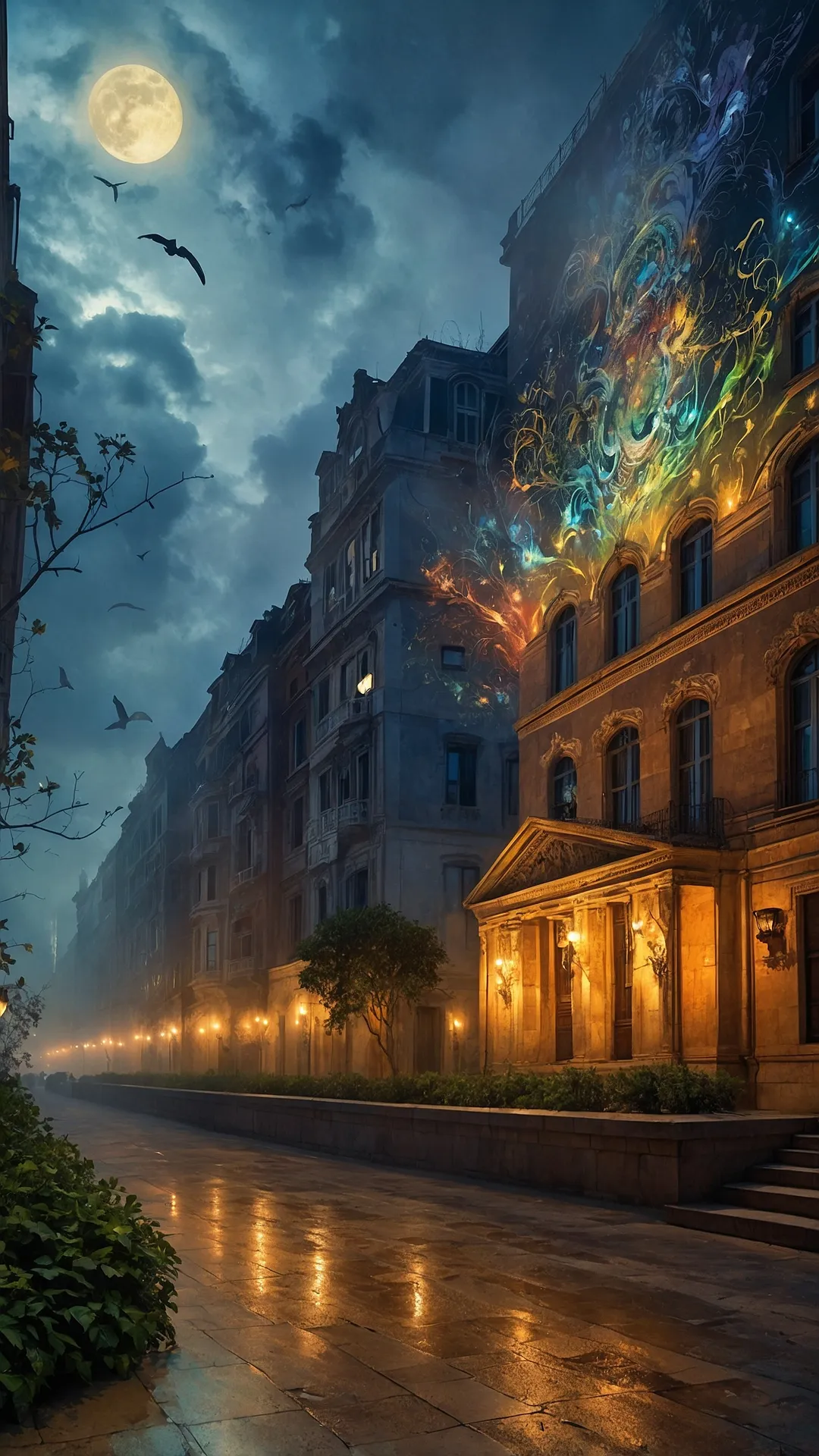22 Artistic Wallpaper Ideas to Transform Your Space** ** 33 Lunar Flora