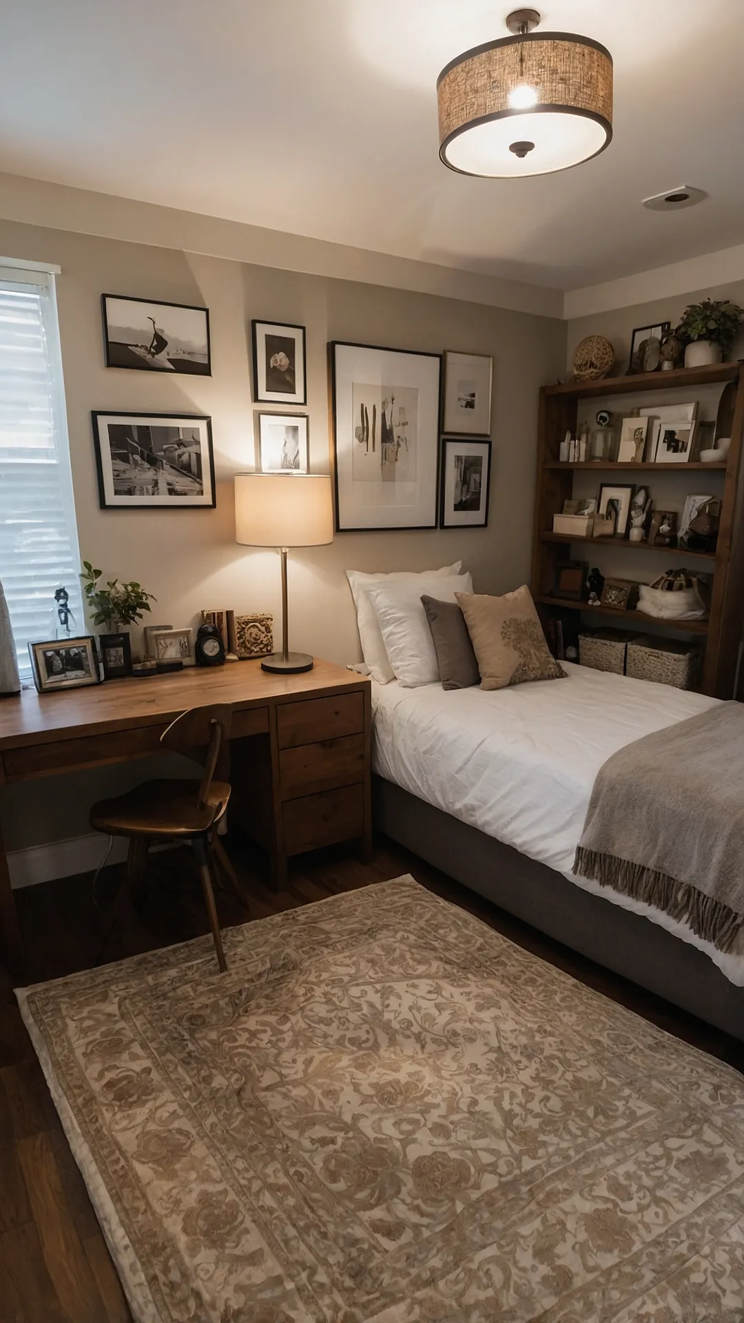 Cozy Luxury: 18 Incredible Ideas for Single Bedroom Spaces 46 The Cozy Command Center