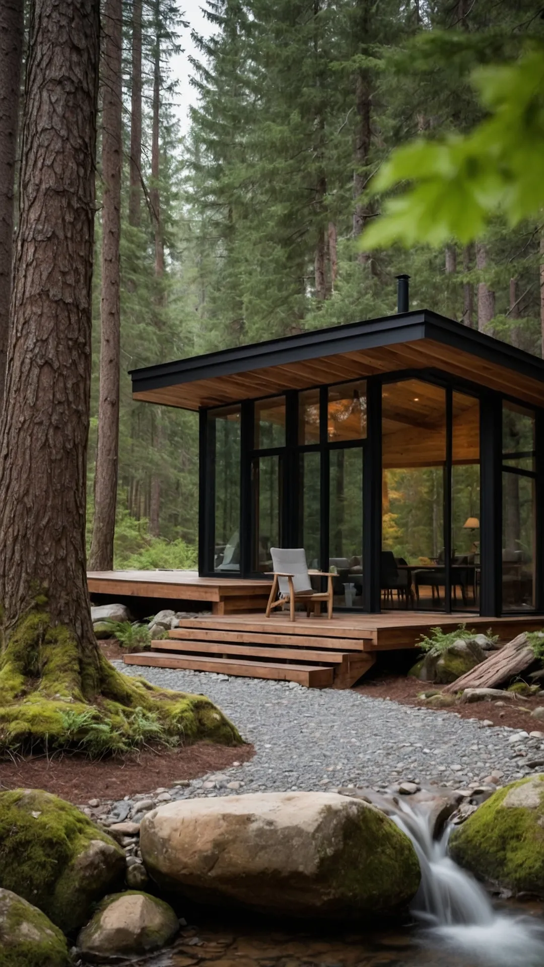 Modern Forest Cabin Ideas: Where Rustic Meets Chic 42 Elevated Escape