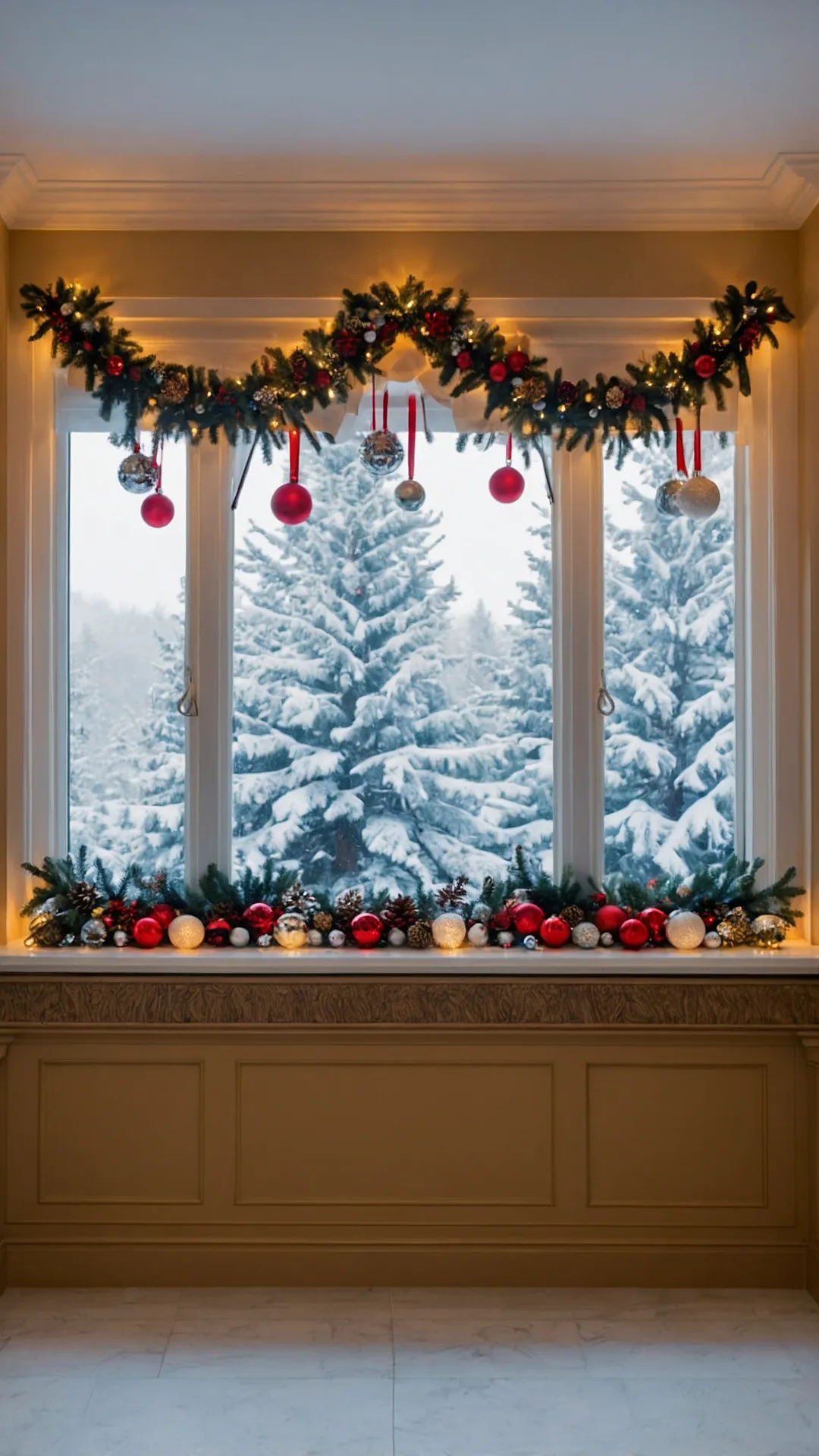 Easy Crafts: 18 Christmas Window Decoration Ideas to Jingle Your Holiday Spirit!** ** 44 Magic Through the Pane