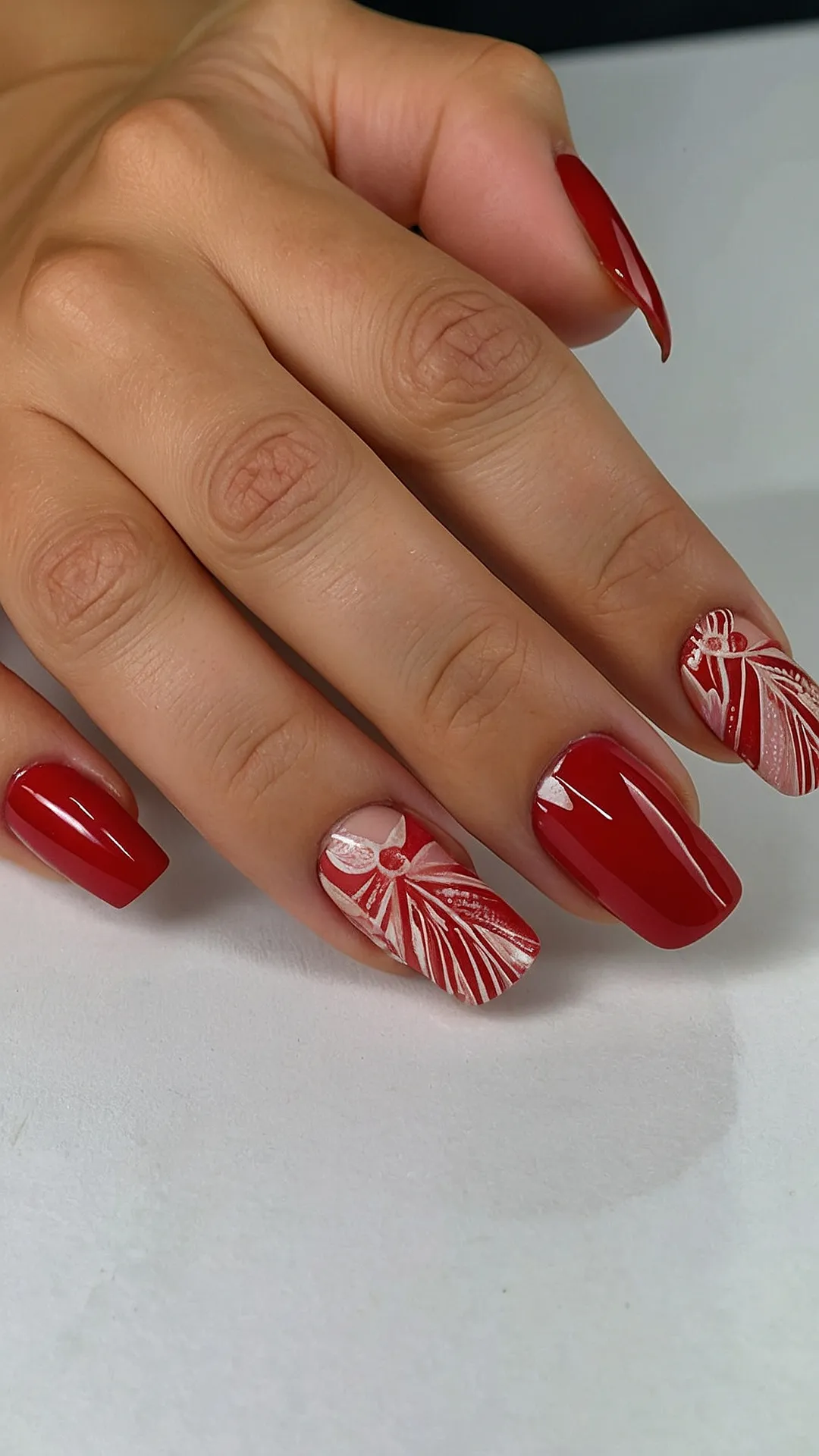 Simple and Chic Cherry Nails: Your 2024 Spring Guide 32 Poppy Spring Nails