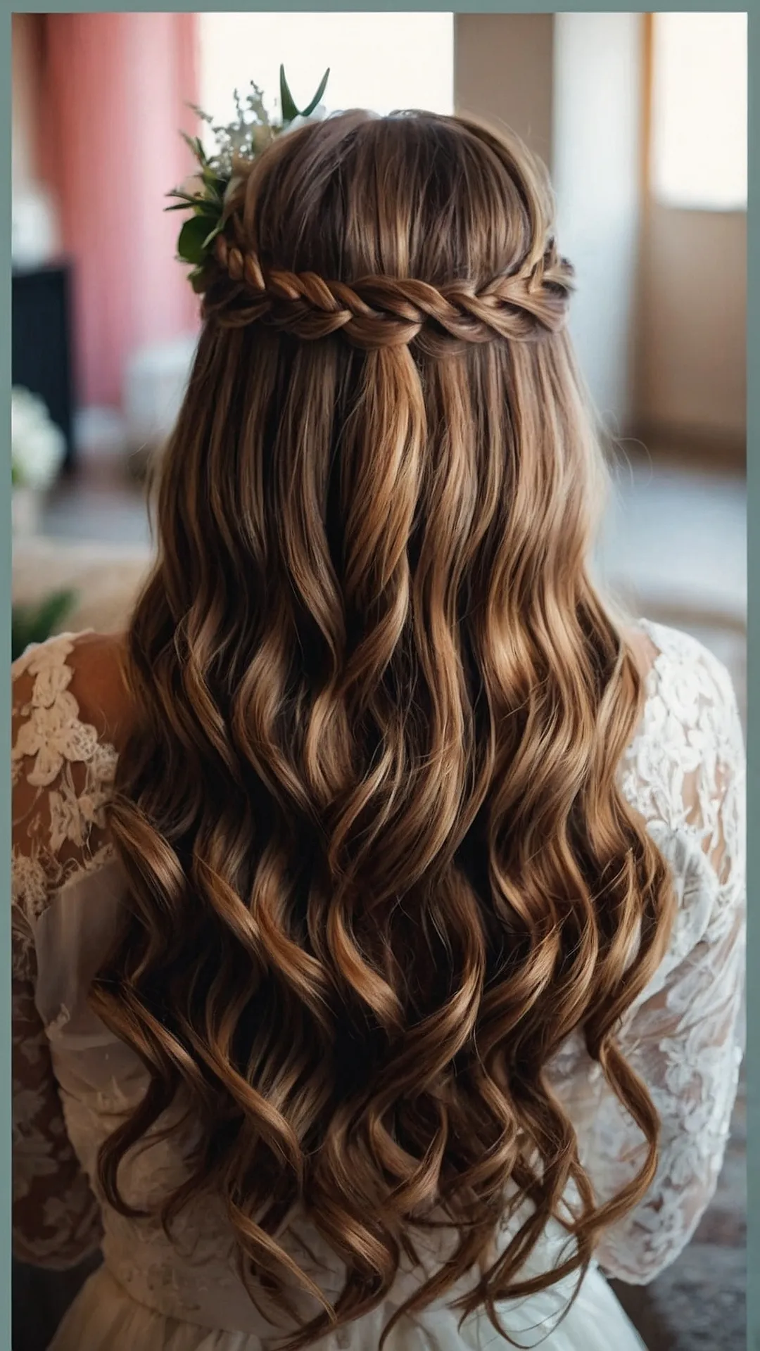 Sweet Half Up Half Down Wedding Hair Inspirations for Romantic Themes