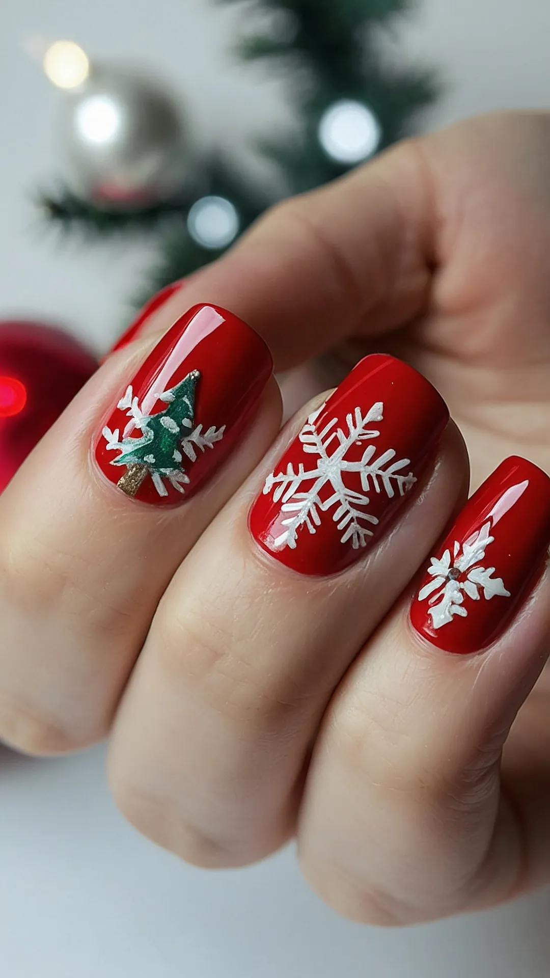 Reindeer Run Nails