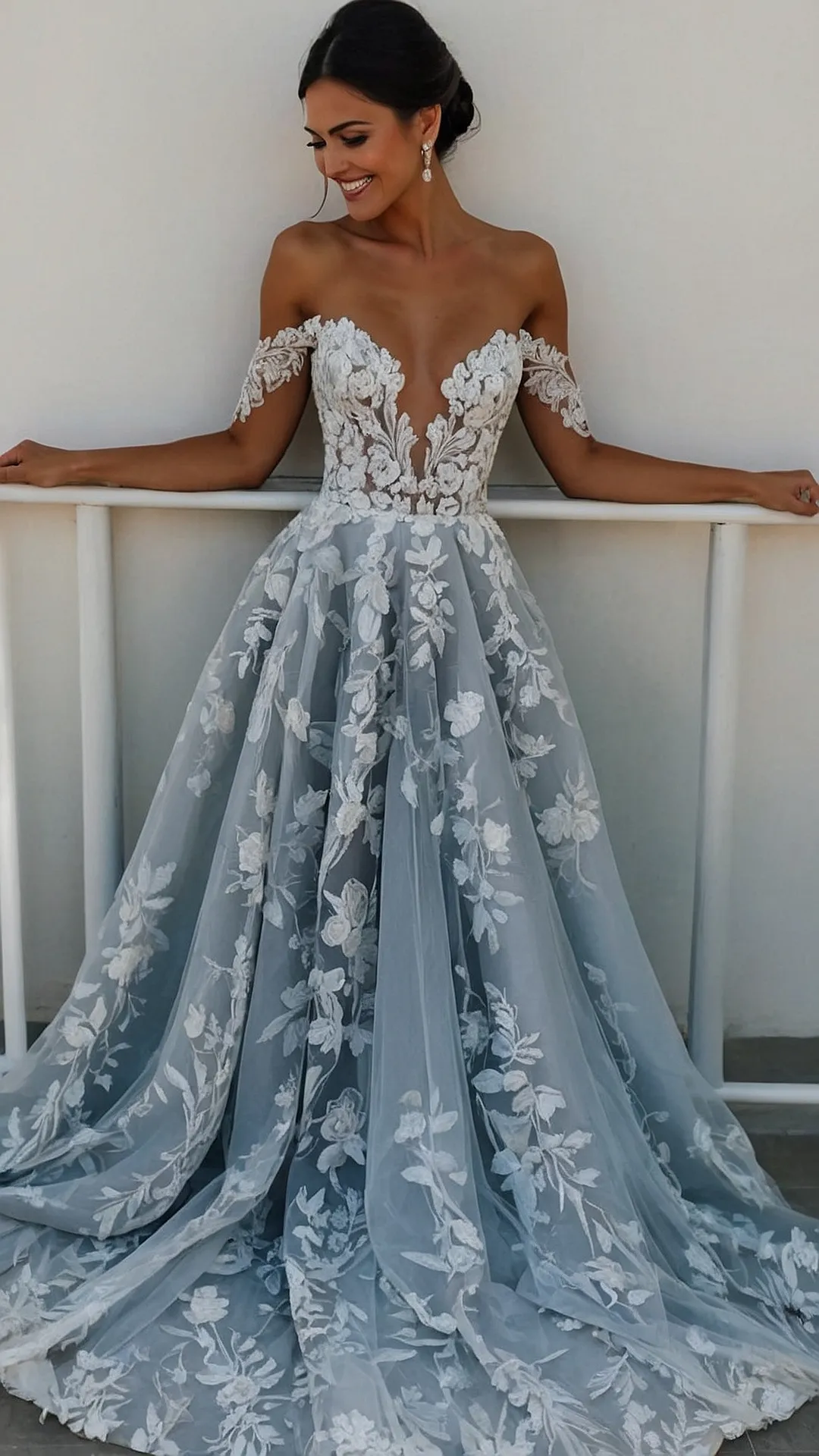 Embrace the Rainbow: 15 Stunning Colored Wedding Dresses to Inspire Your Big Day 42 Rainbow Brides