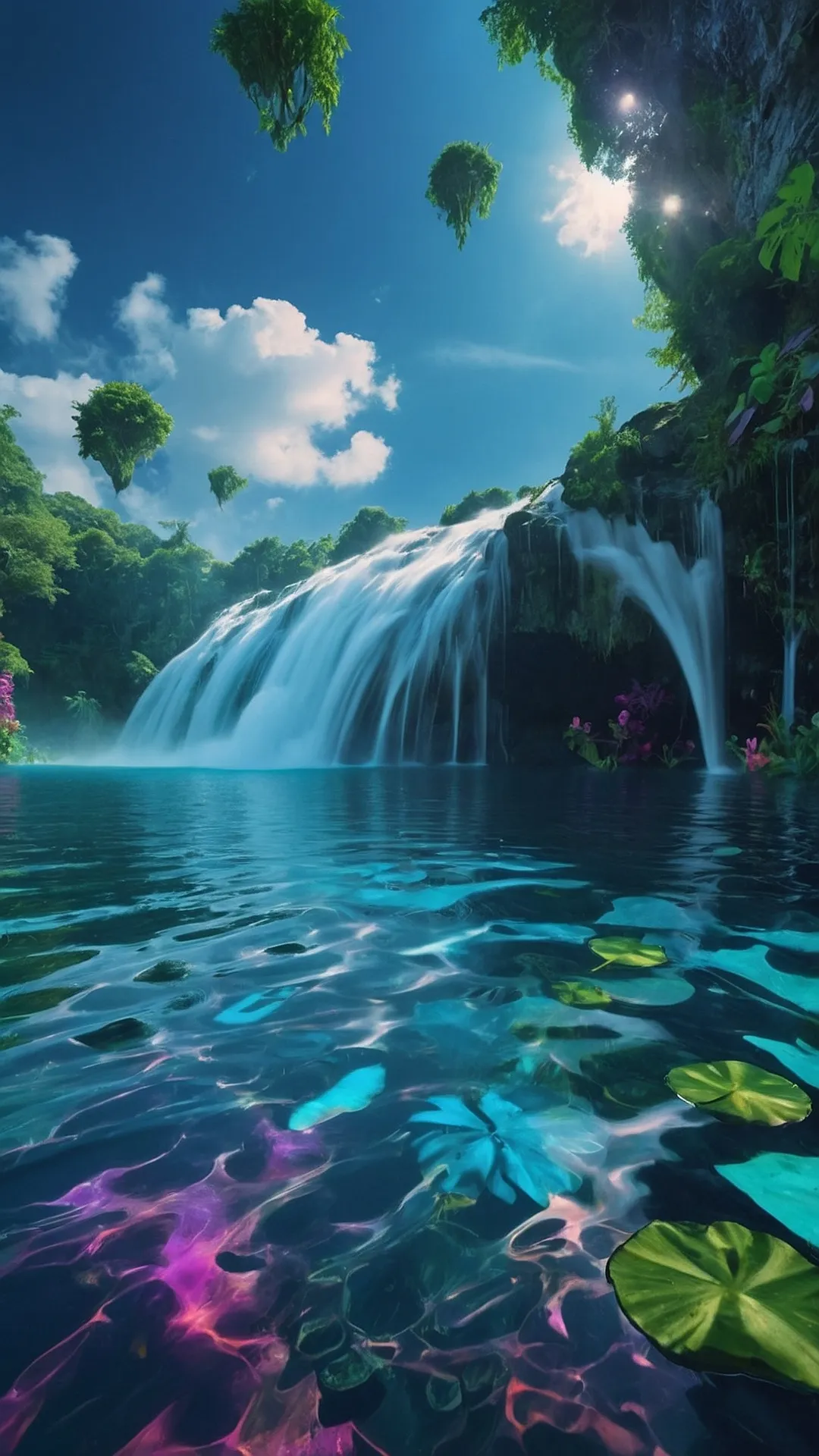 Dive into Aesthetics: 22 Water Wallpaper Ideas 34 Water Veil