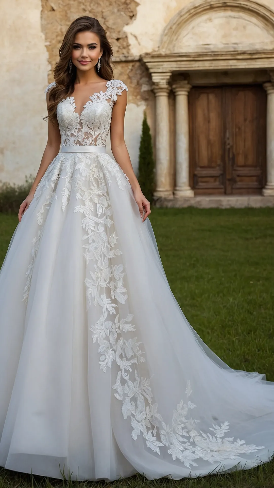 Bridal Bliss Awaits: 20 Stunning Ivory Wedding Dress Ideas 35 Ivory Dream or Trip?