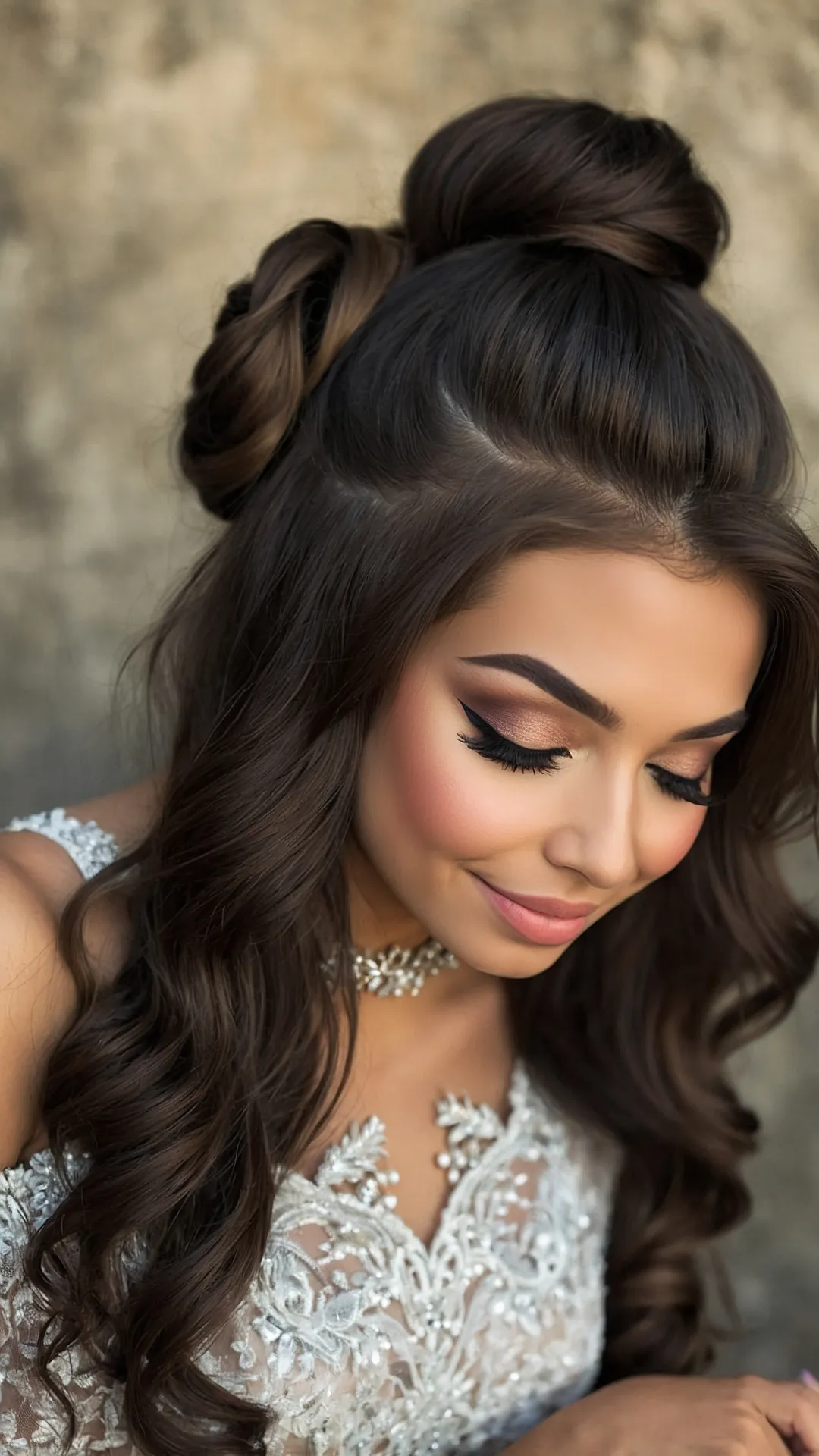 Stylish Half Up, Half Down Hairstyles for Prom Perfection 46 Chic & Secured Prom Hair