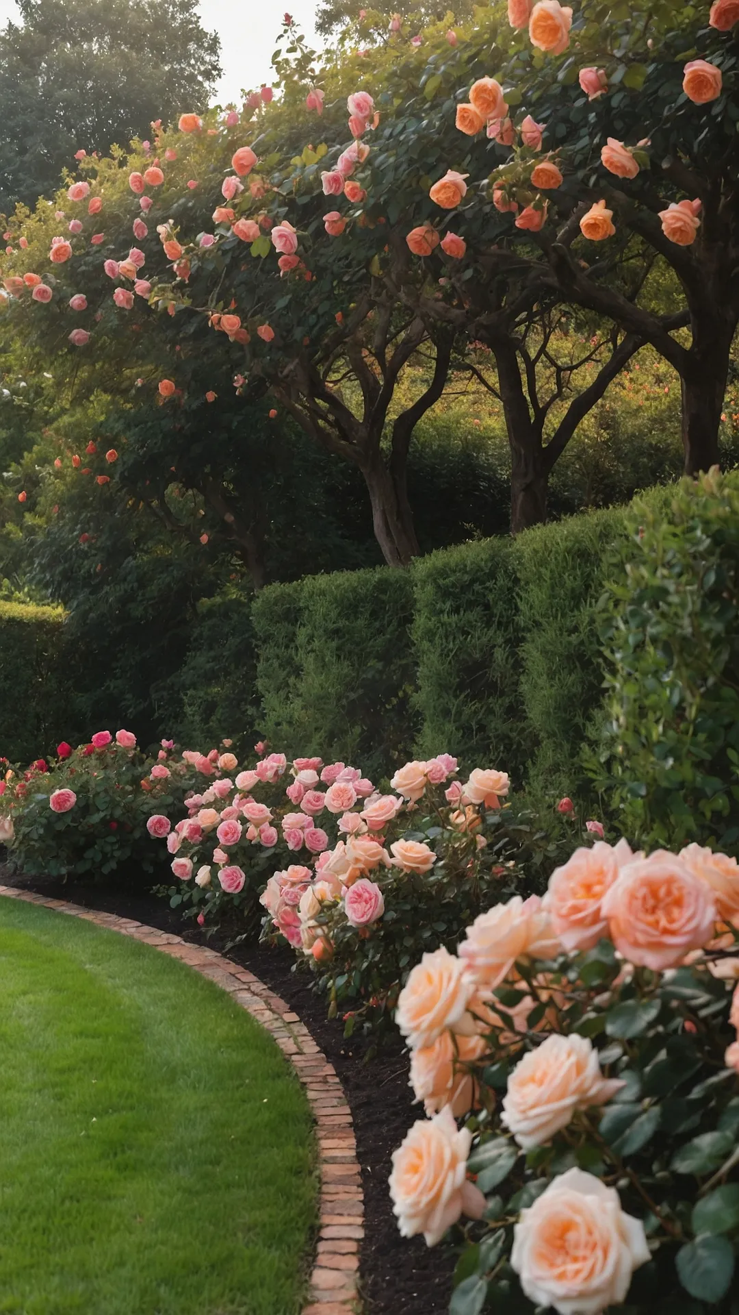 Unleash Your Inner Gardener with These 16 Fabulous Rose Garden Concepts 39 A Sea of Roses