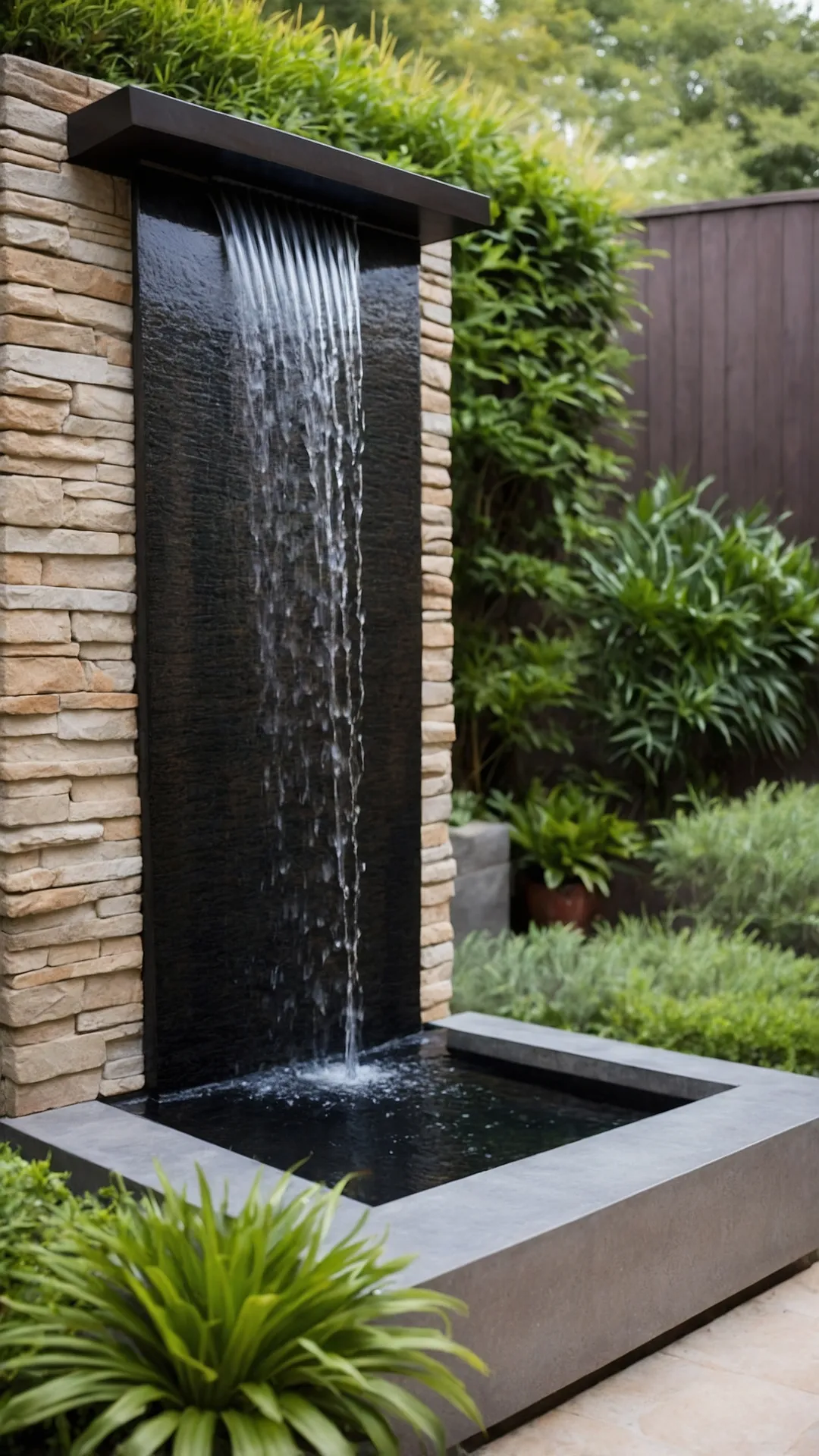 15 Outdoor Wall Fountain Ideas to Spruce Up Your Yard 38 Serene Wall Streams